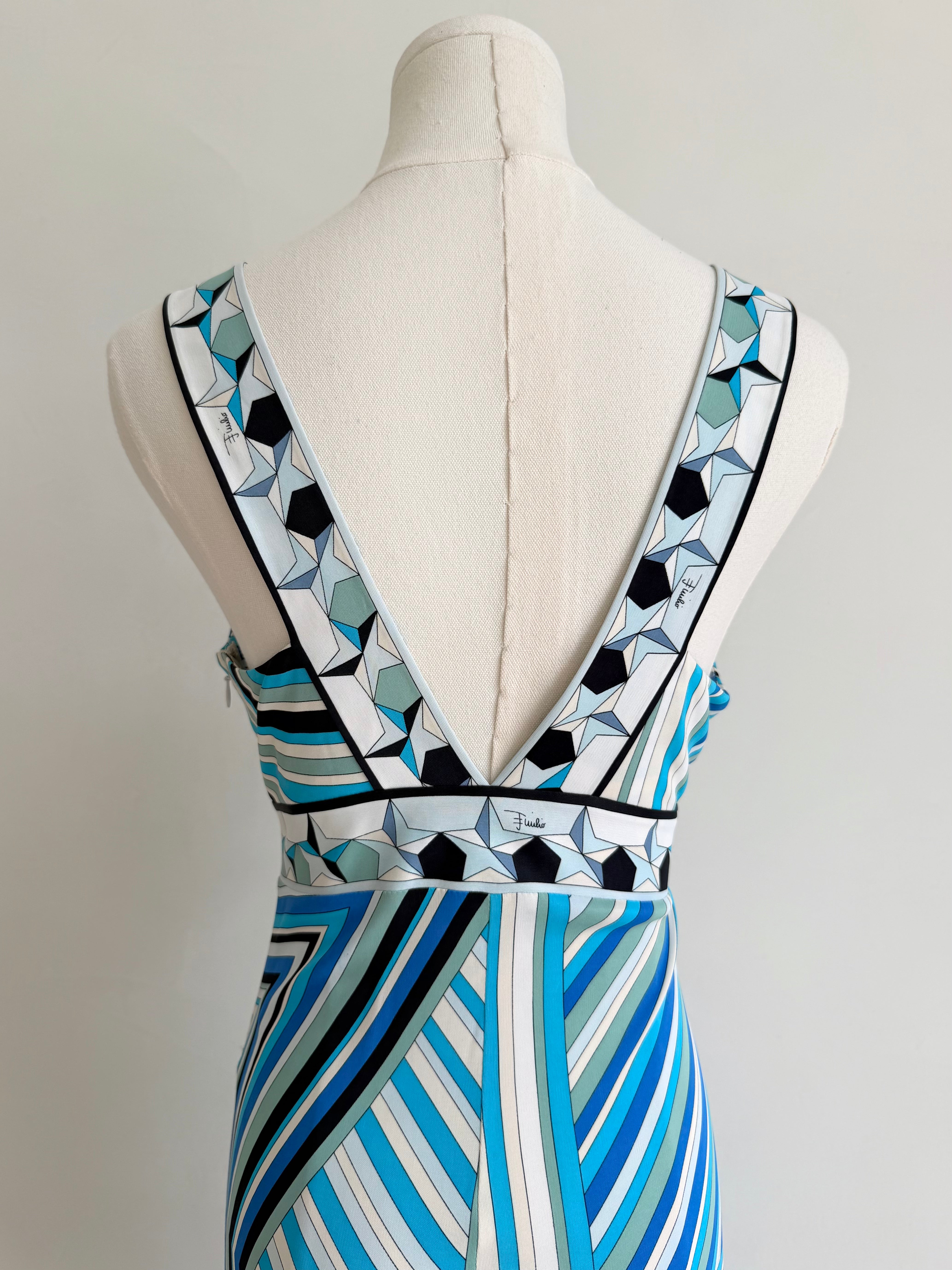 S/S 2008 Blue Fringe Star Dress