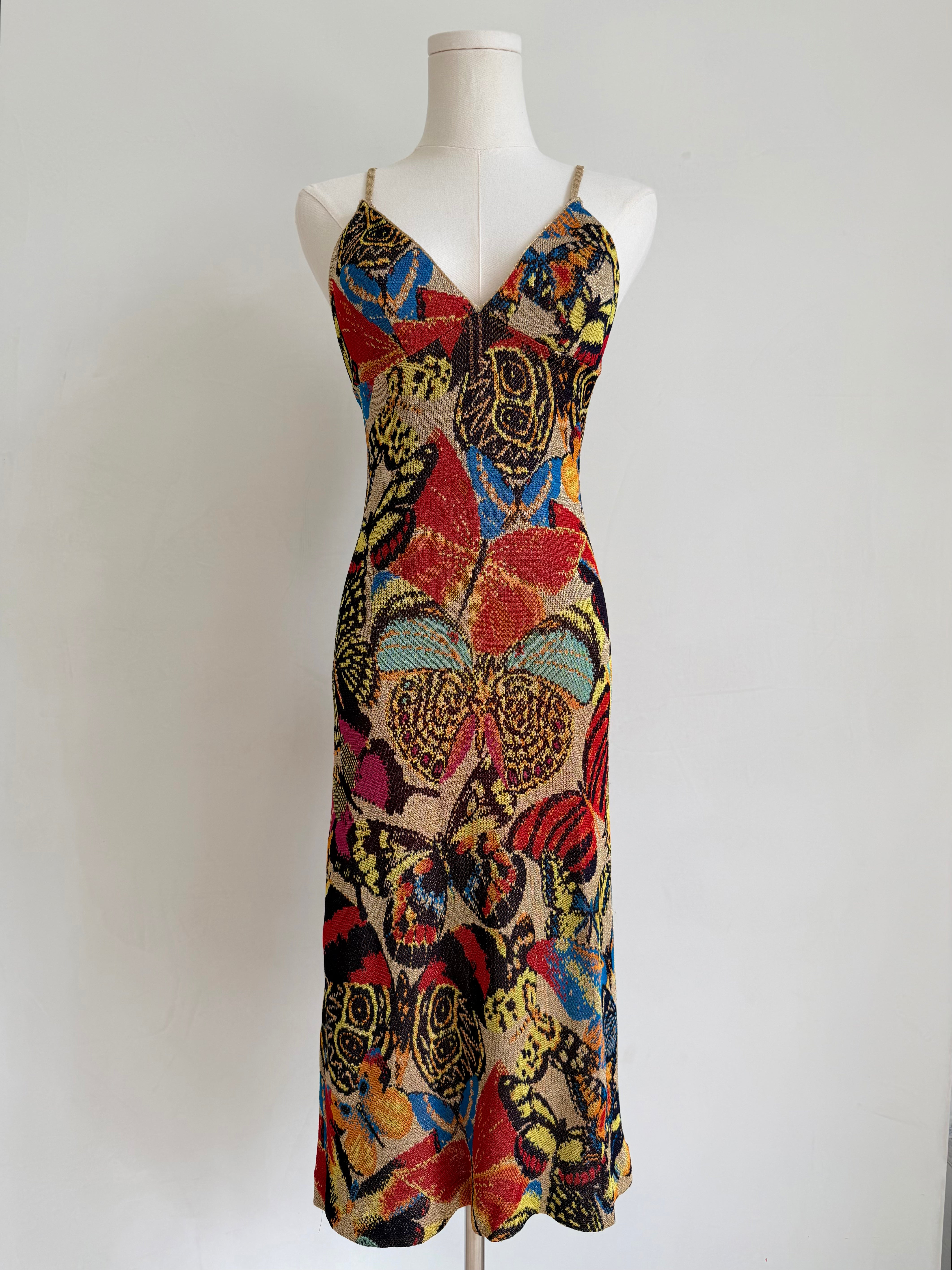 Rare 1980s Knit Butterfly Set
