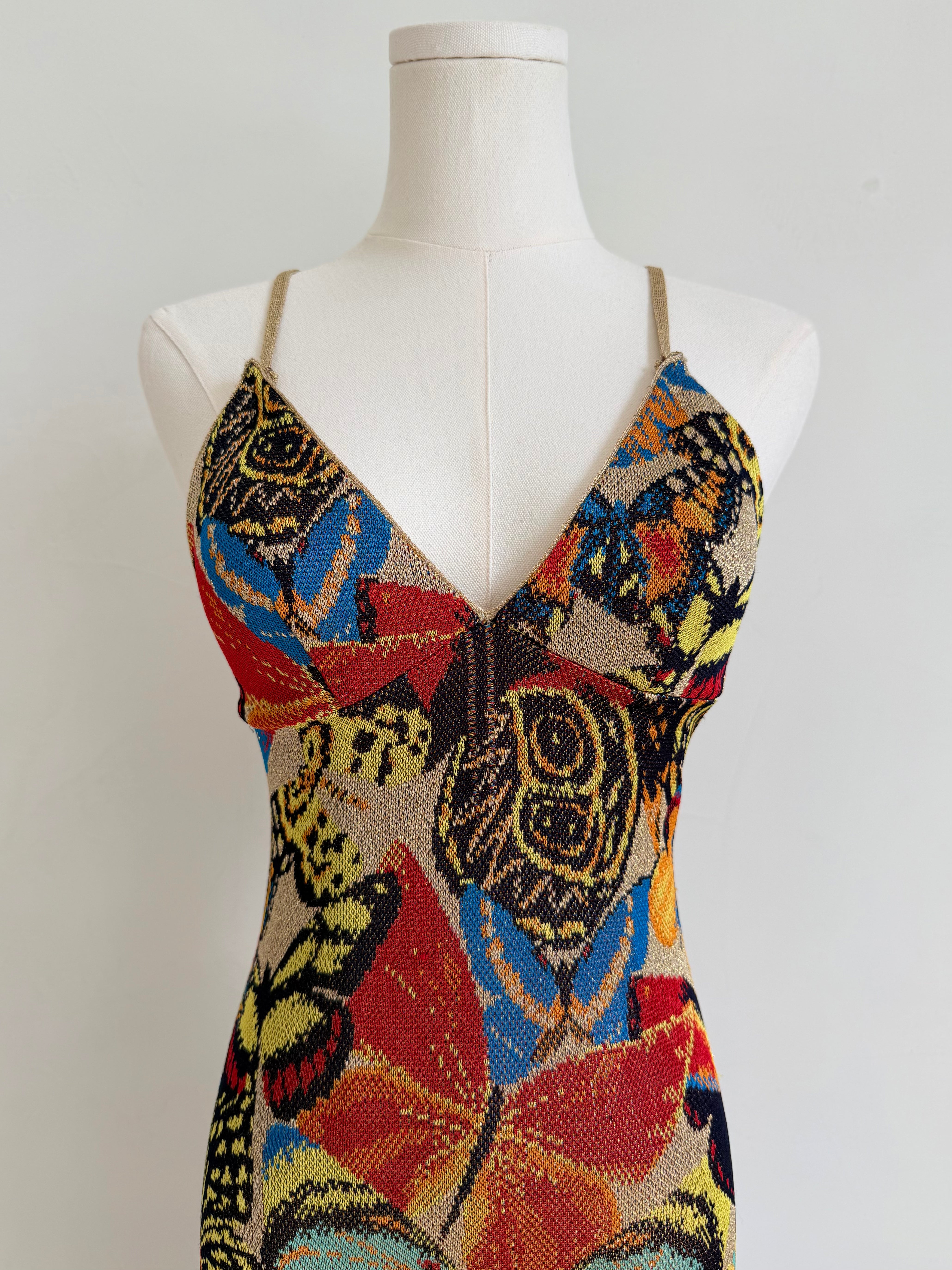 Rare 1980s Knit Butterfly Set