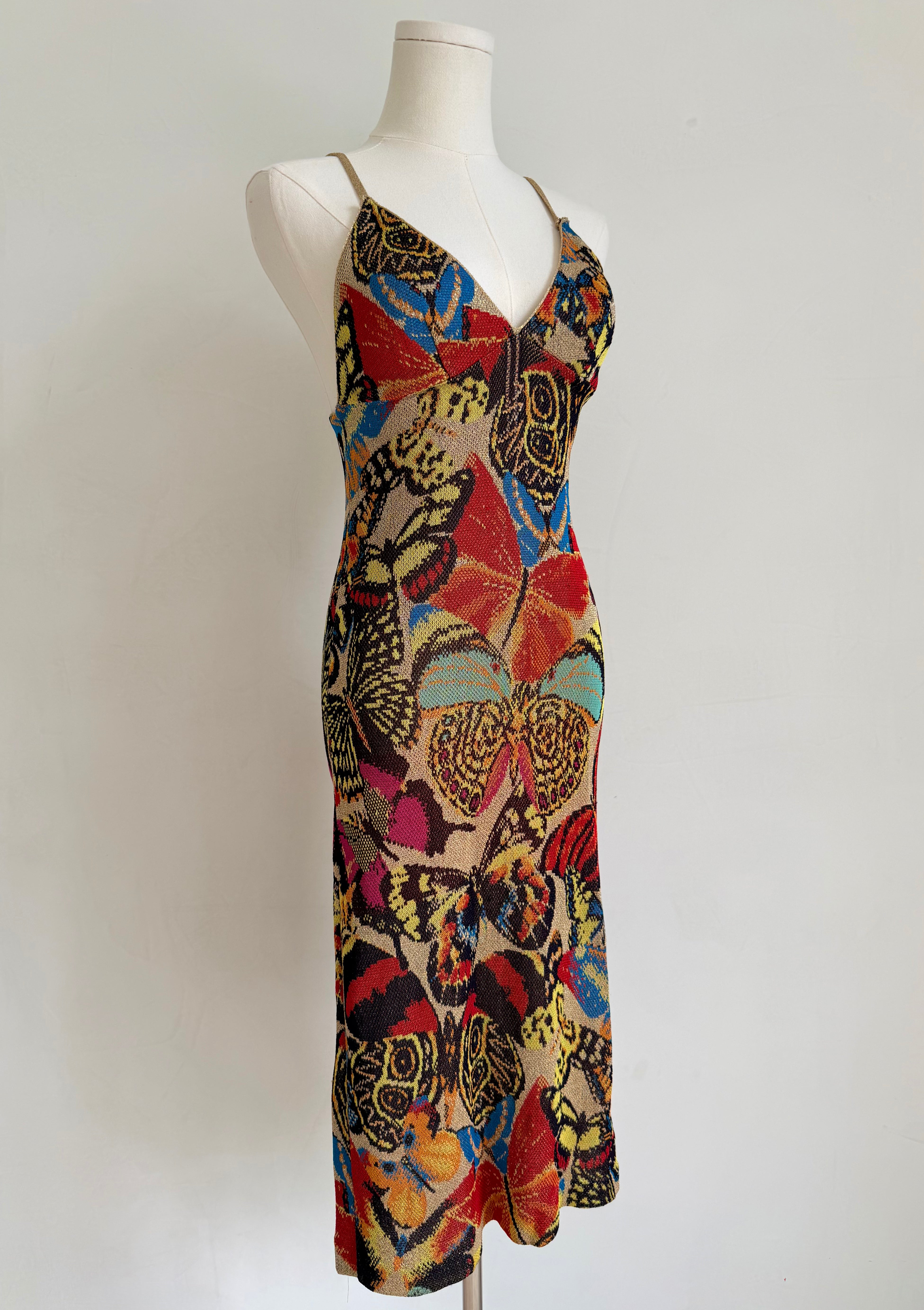 Rare 1980s Knit Butterfly Set