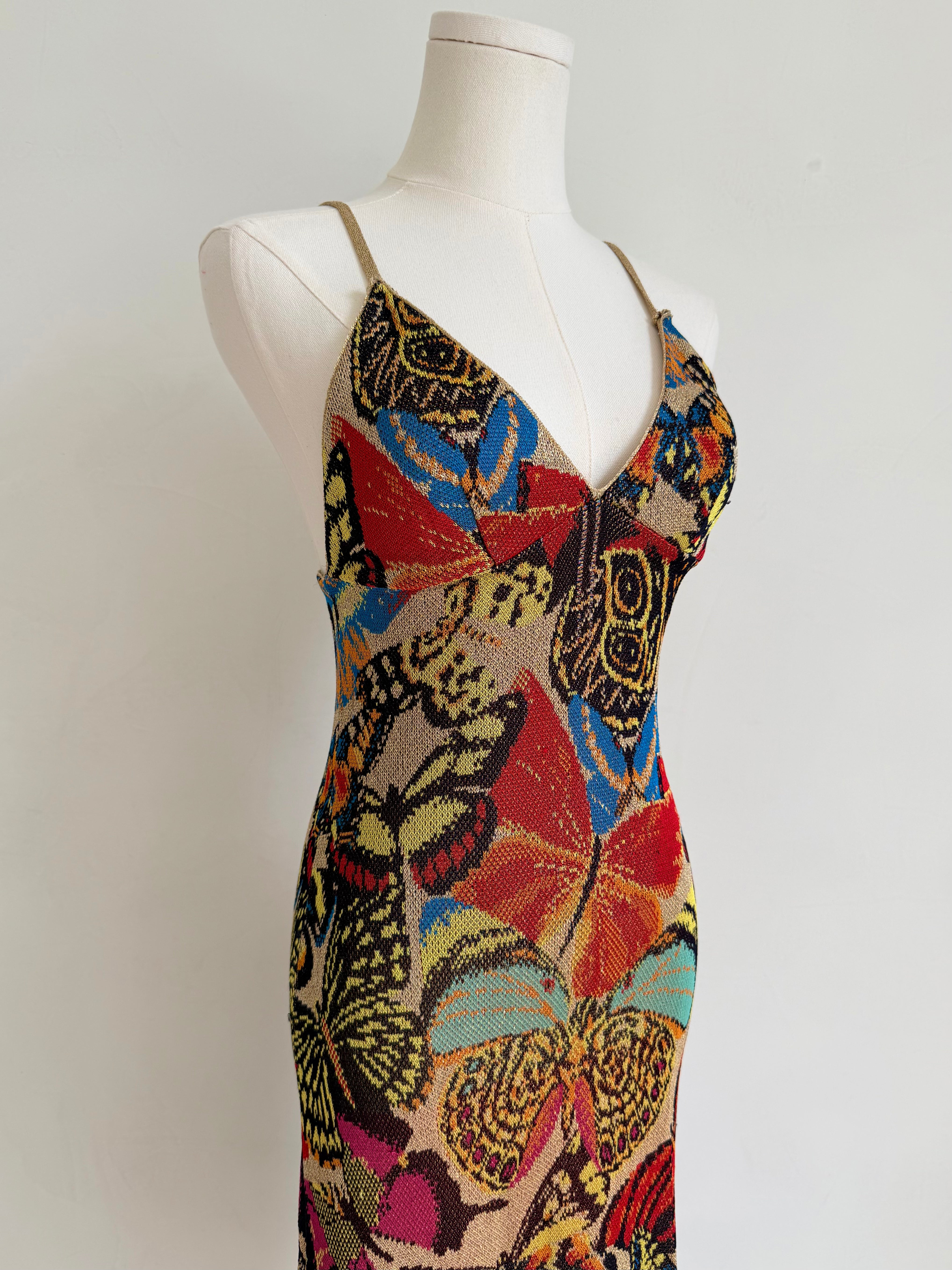 Rare 1980s Knit Butterfly Set