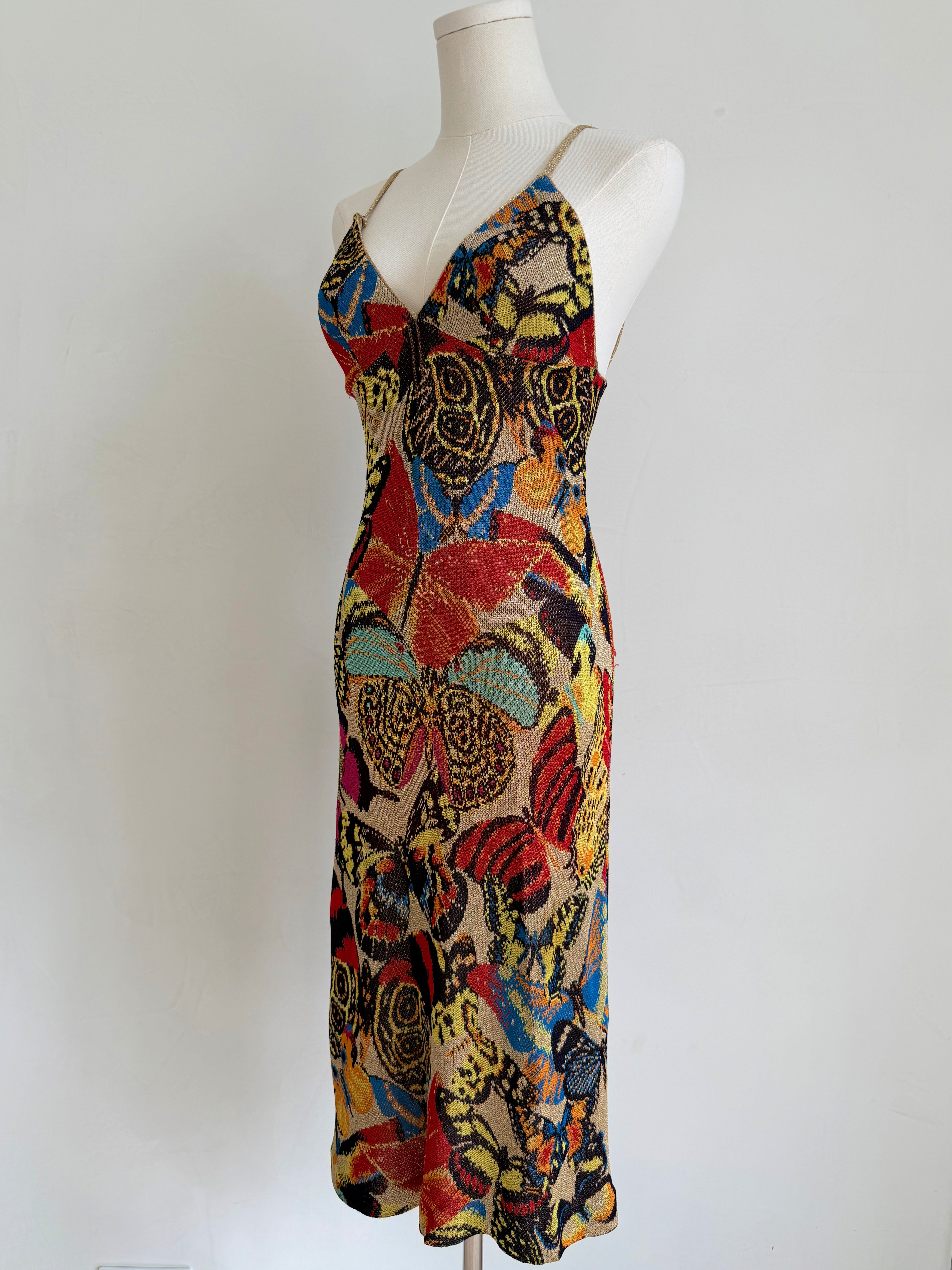 Rare 1980s Knit Butterfly Set