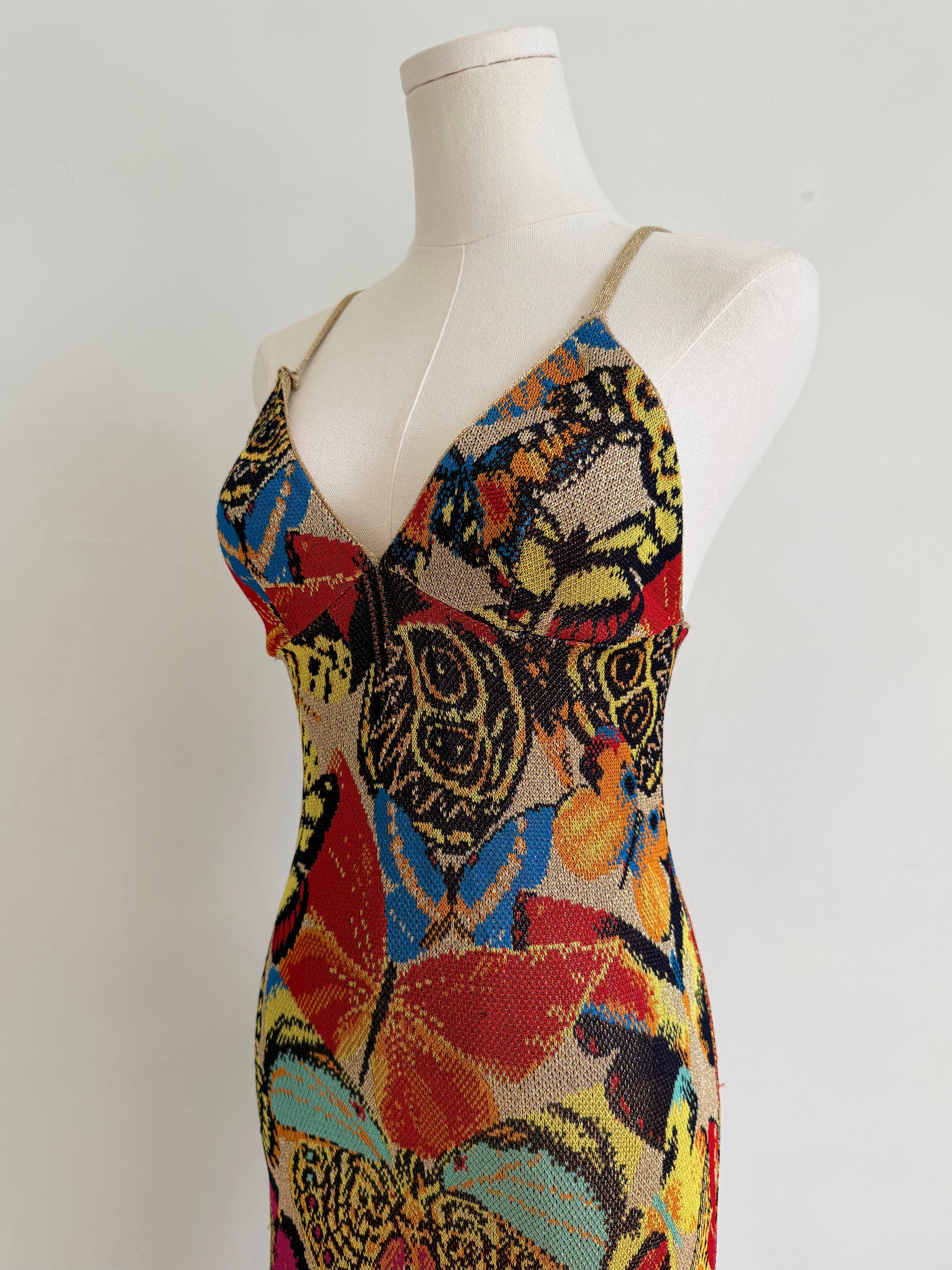 Rare 1980s Knit Butterfly Set