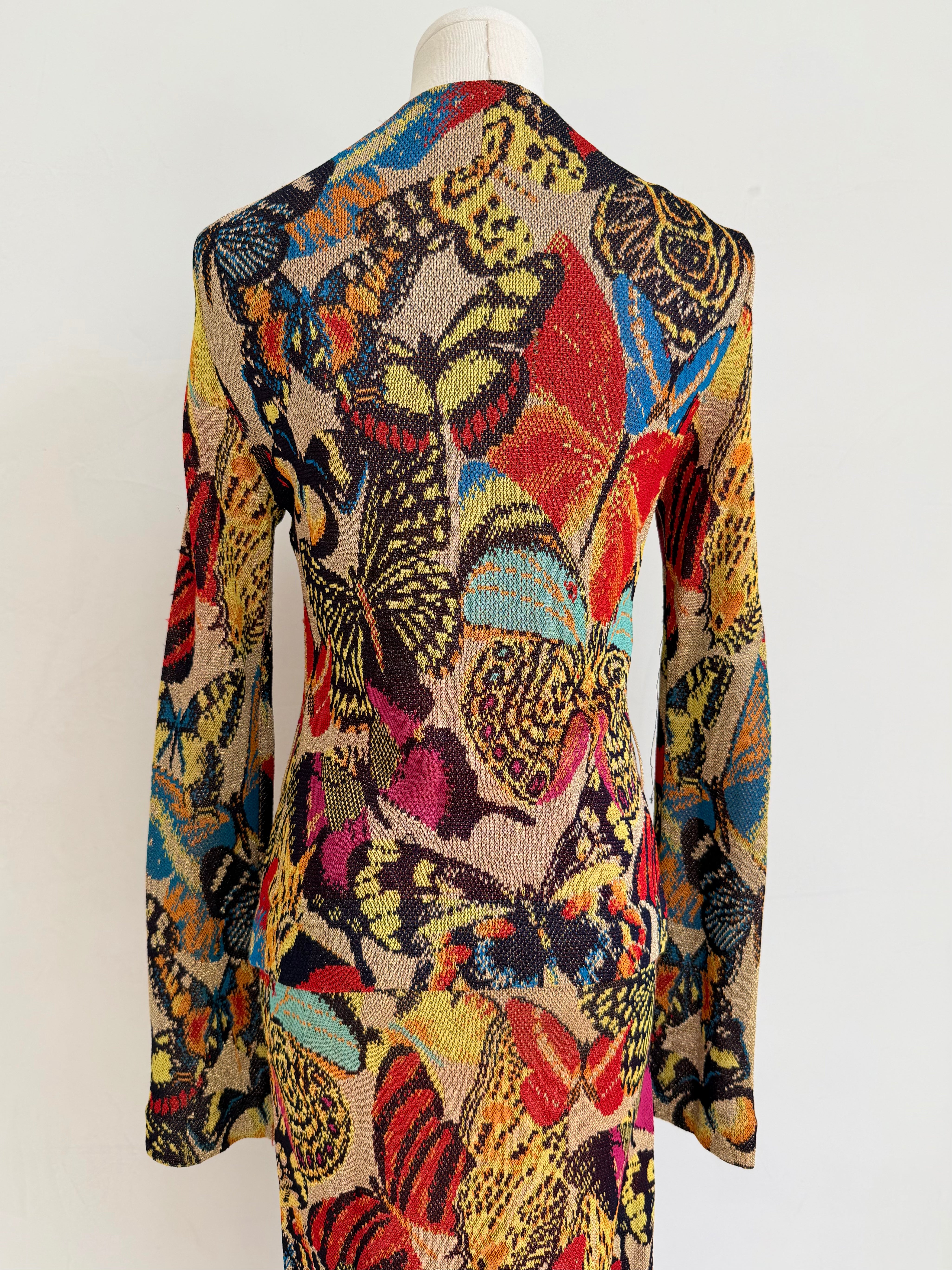 Rare 1980s Knit Butterfly Set