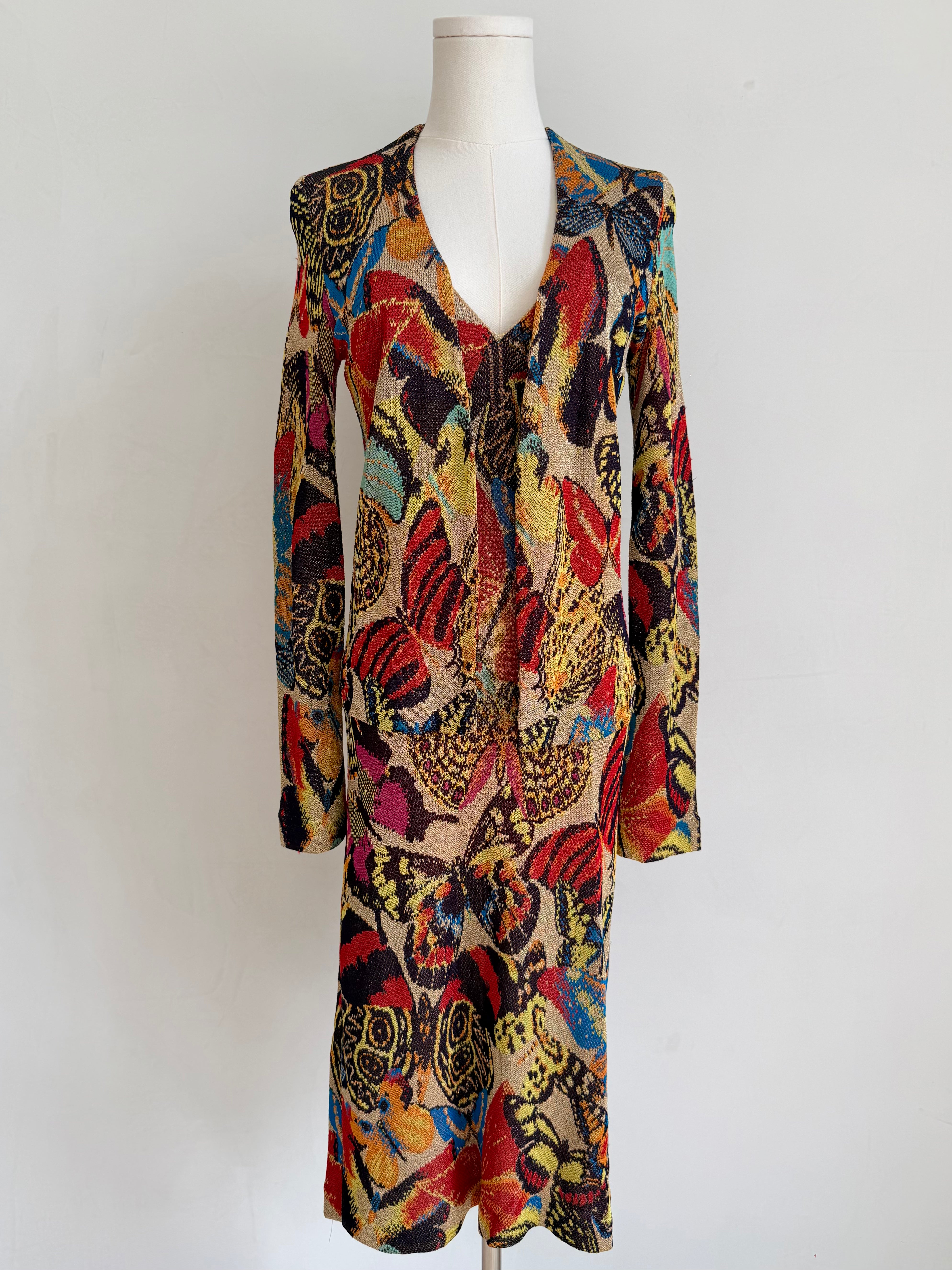 Rare 1980s Knit Butterfly Set
