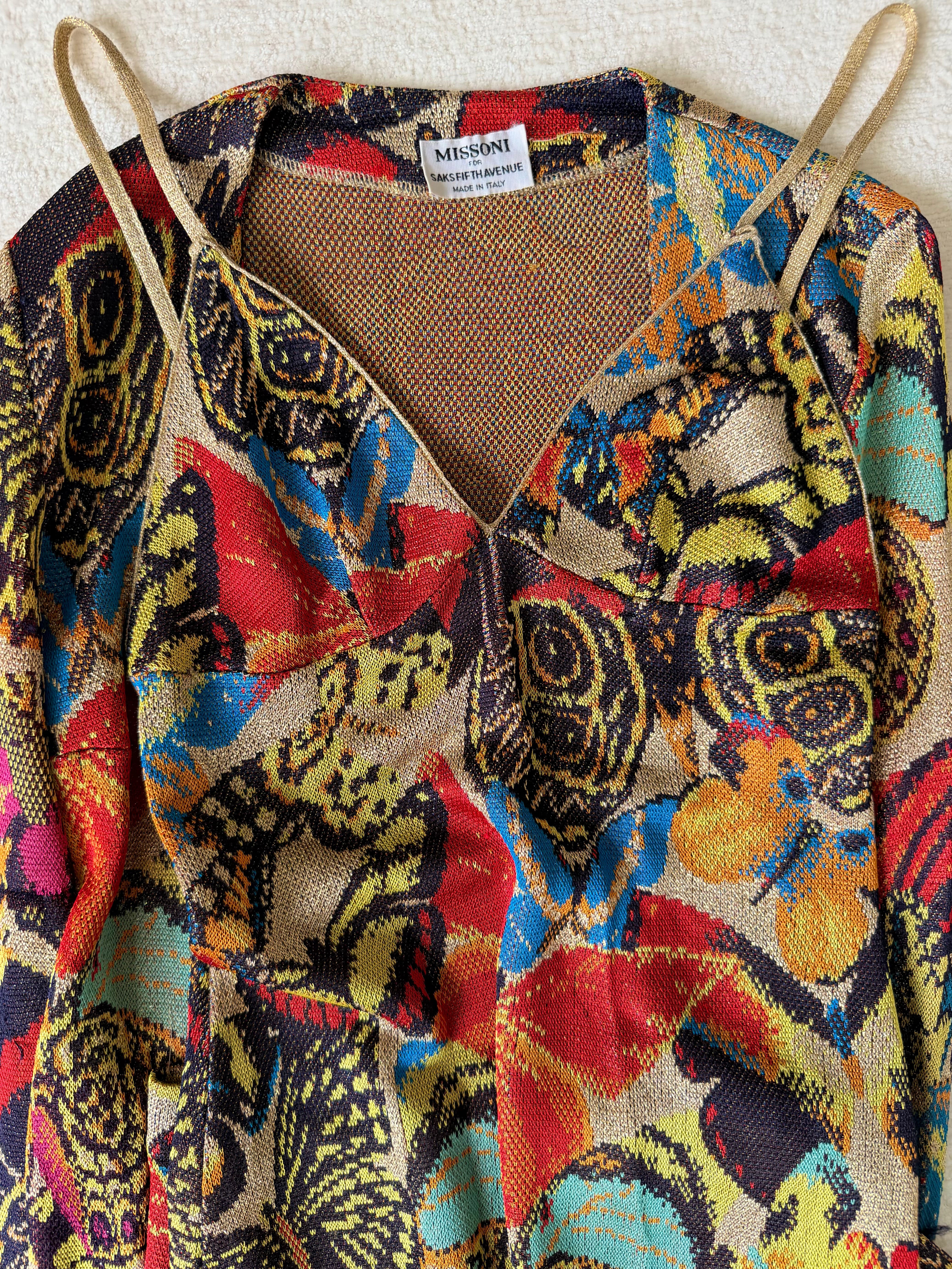 Rare 1980s Knit Butterfly Set