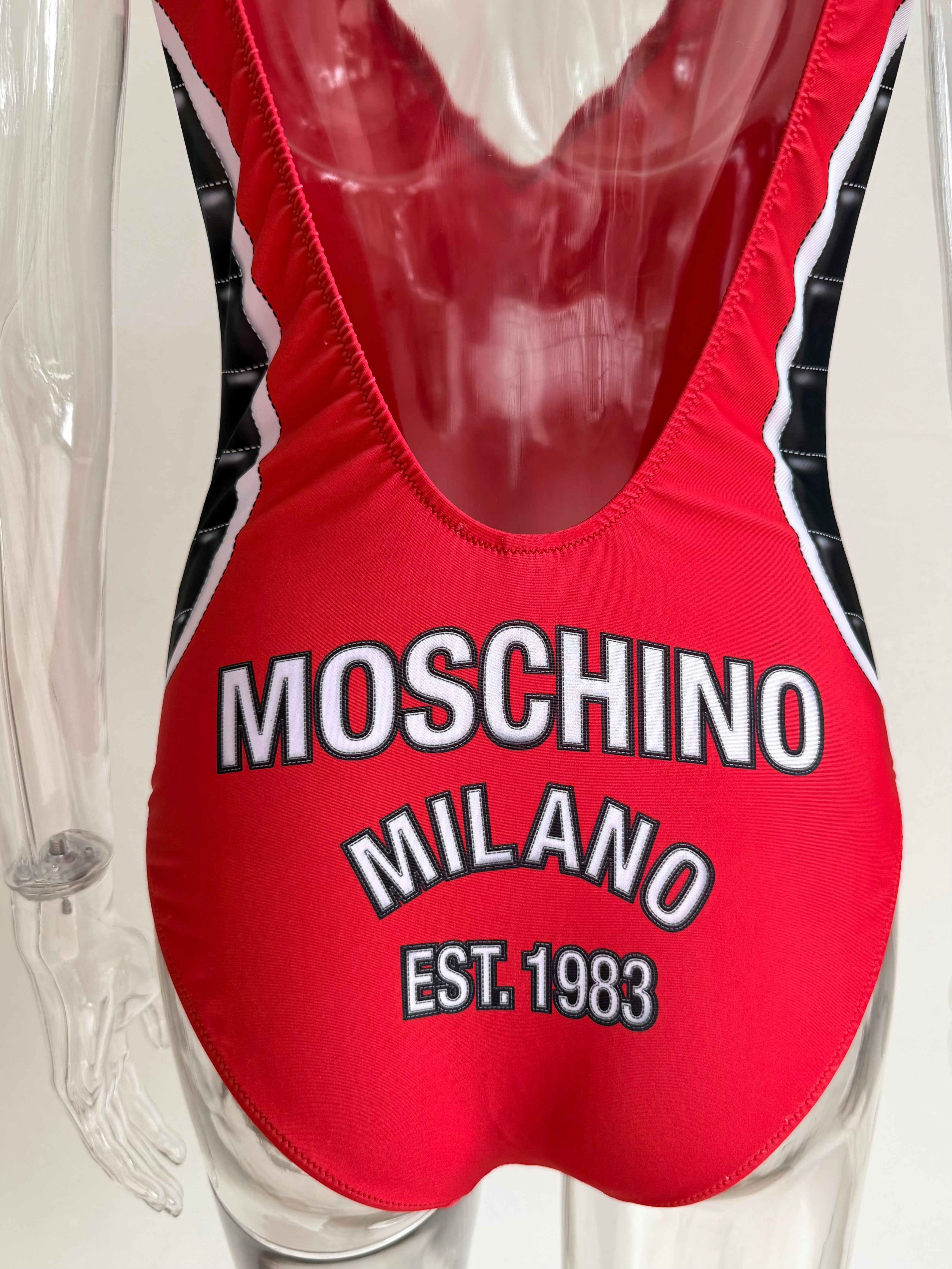 Resort 2018 Red Racer One-Piece