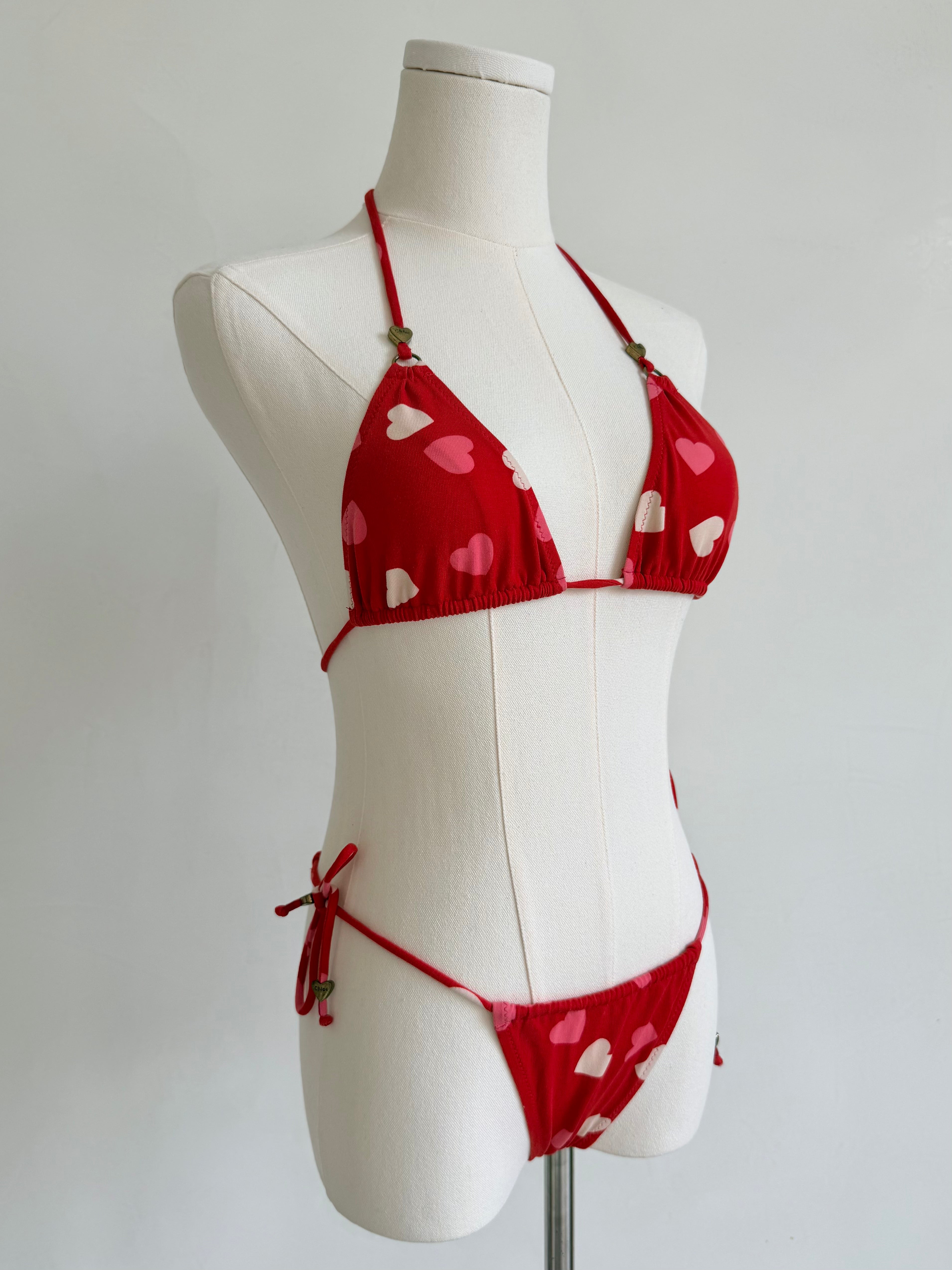 Red & Pink Hearts Bikini