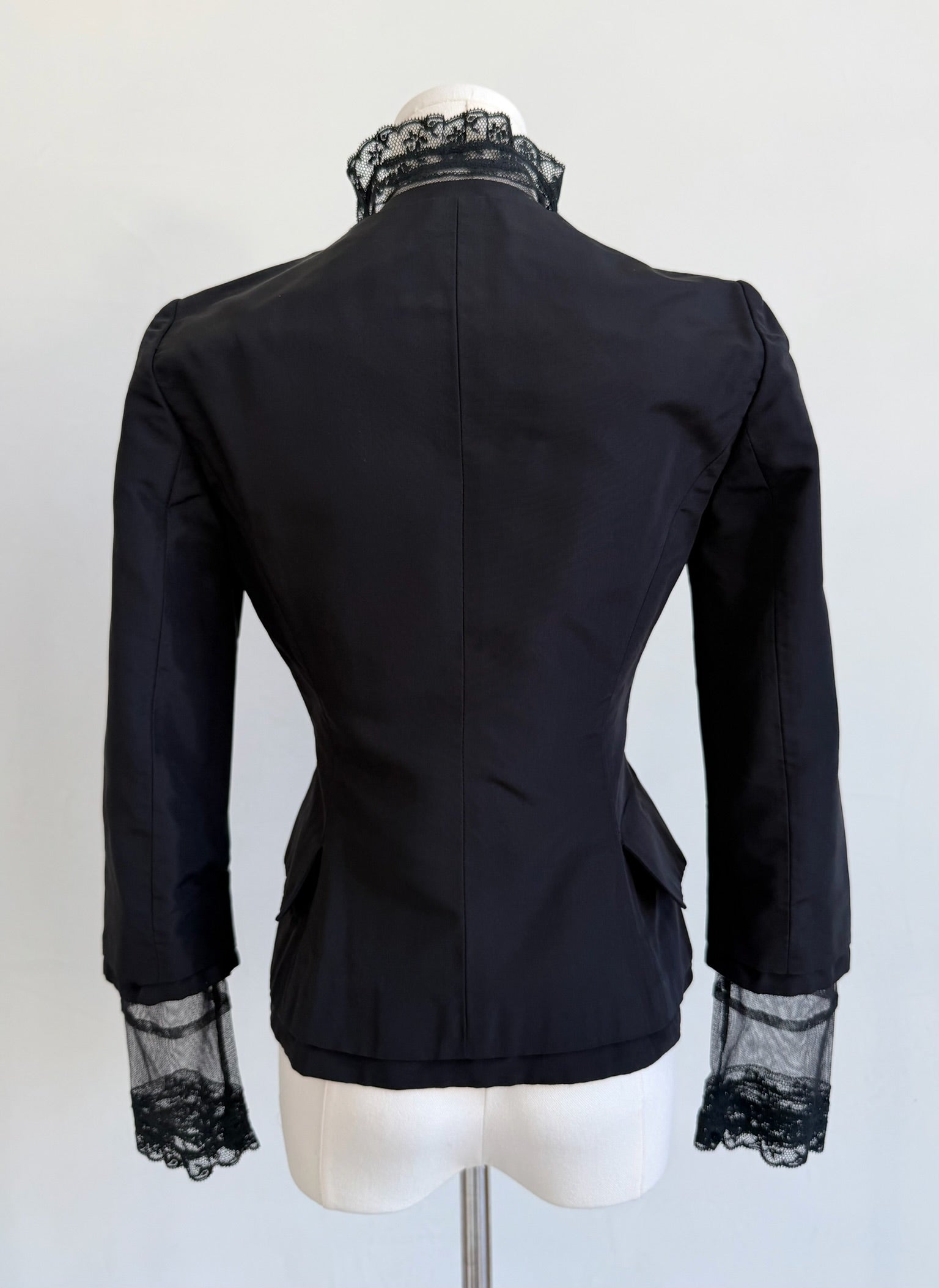 S/S 2005 Black Lace Panel Blazer