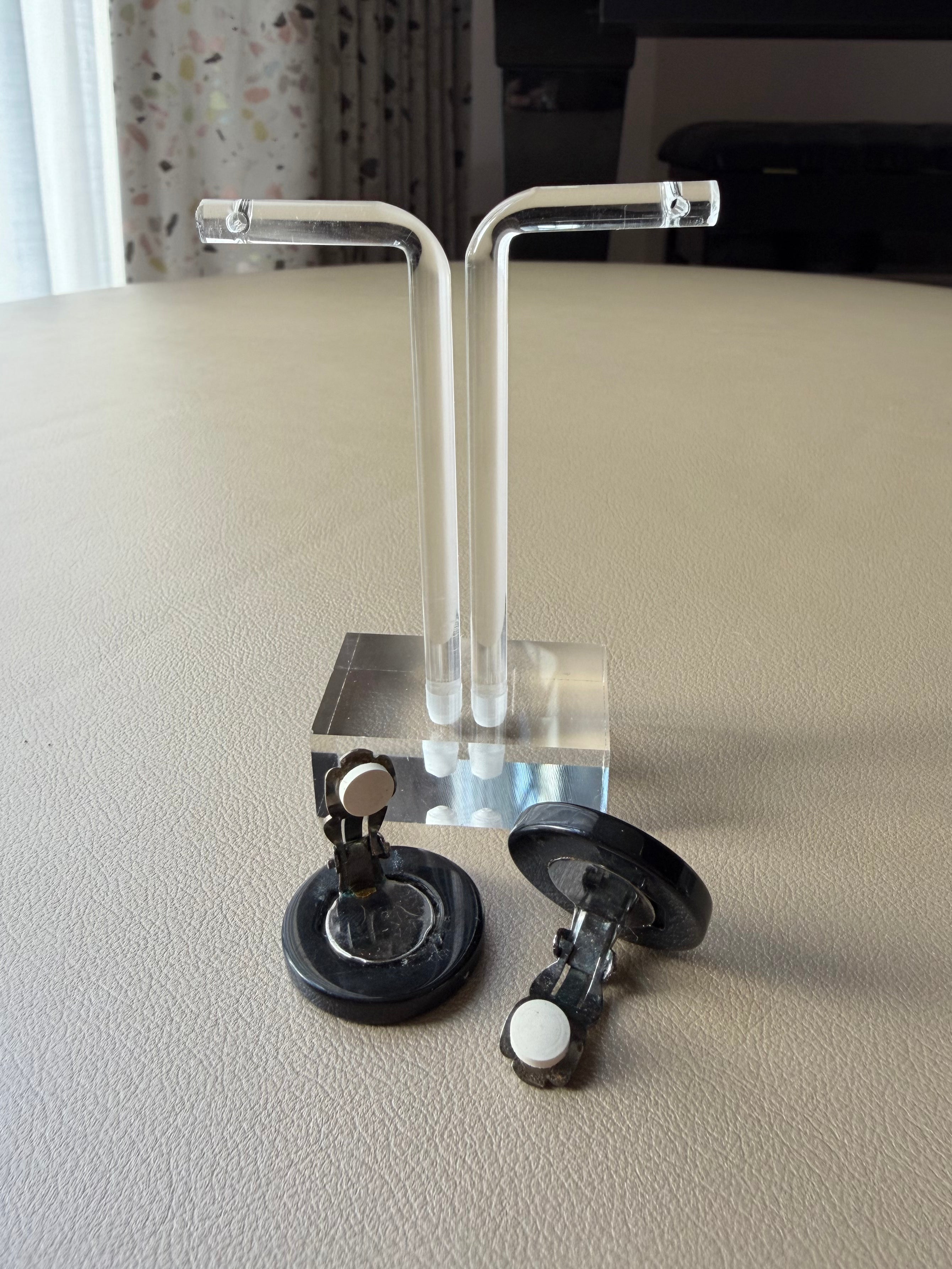 S/S 2003 ‘Coco Portrait’ Medallion Clip-On Earrings