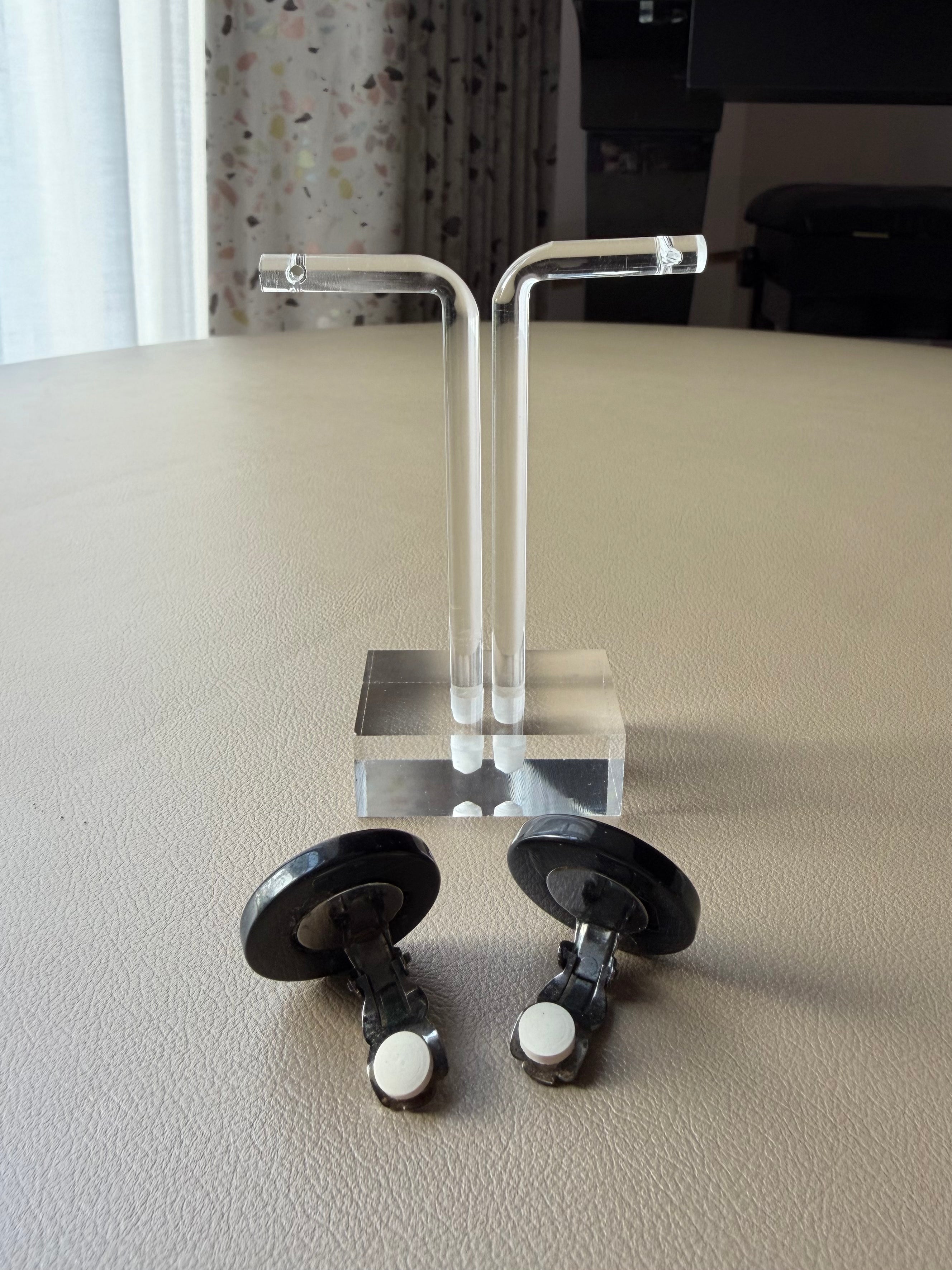 S/S 2003 ‘Coco Portrait’ Medallion Clip-On Earrings