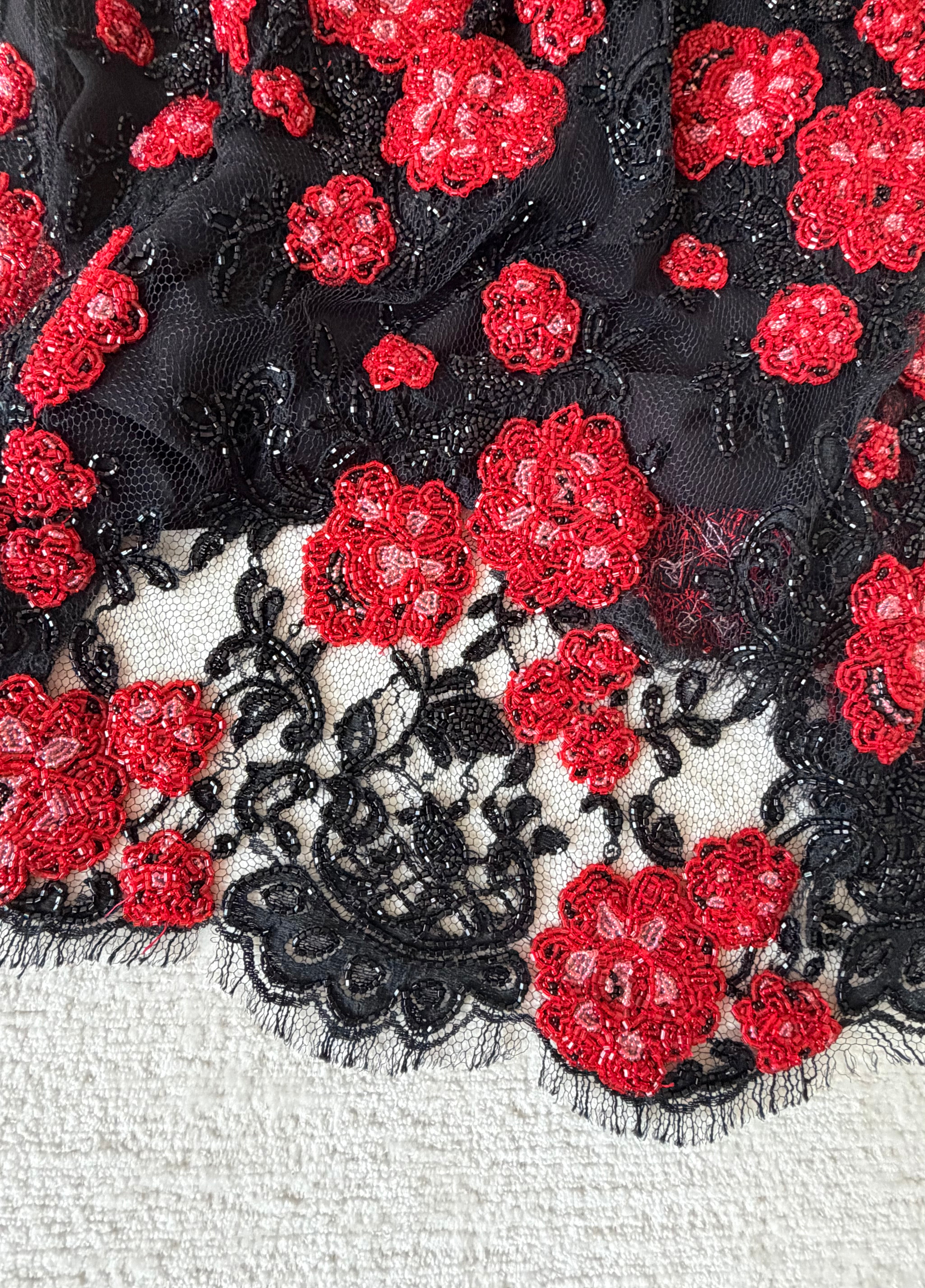 x Anna Molinari F/W 1991 Beaded Skirt