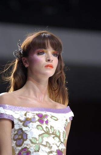 S/S 2004 Floral Sequin Mini Dress