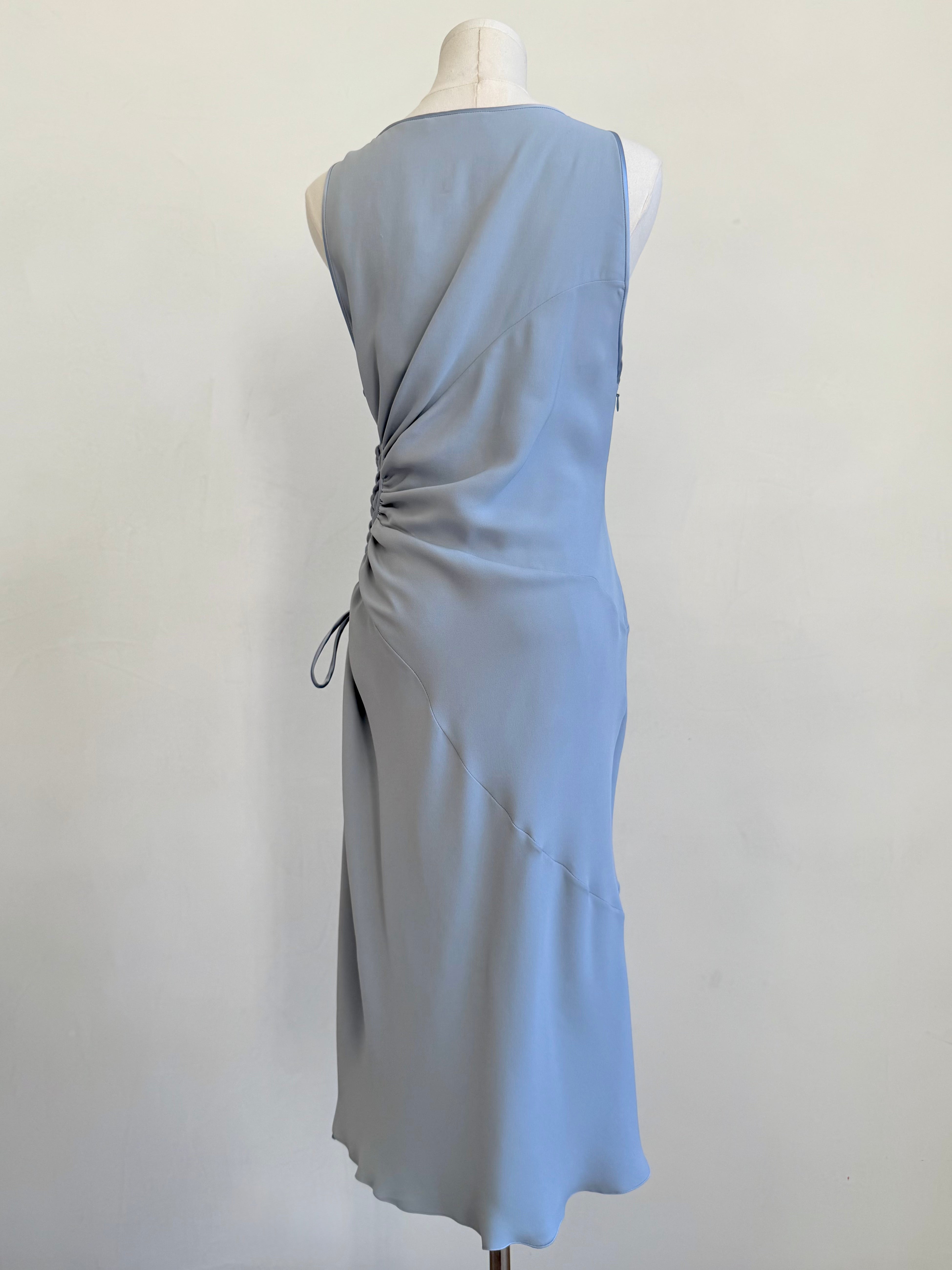 S/S 2004 Light Blue Side Lace-Up Dress