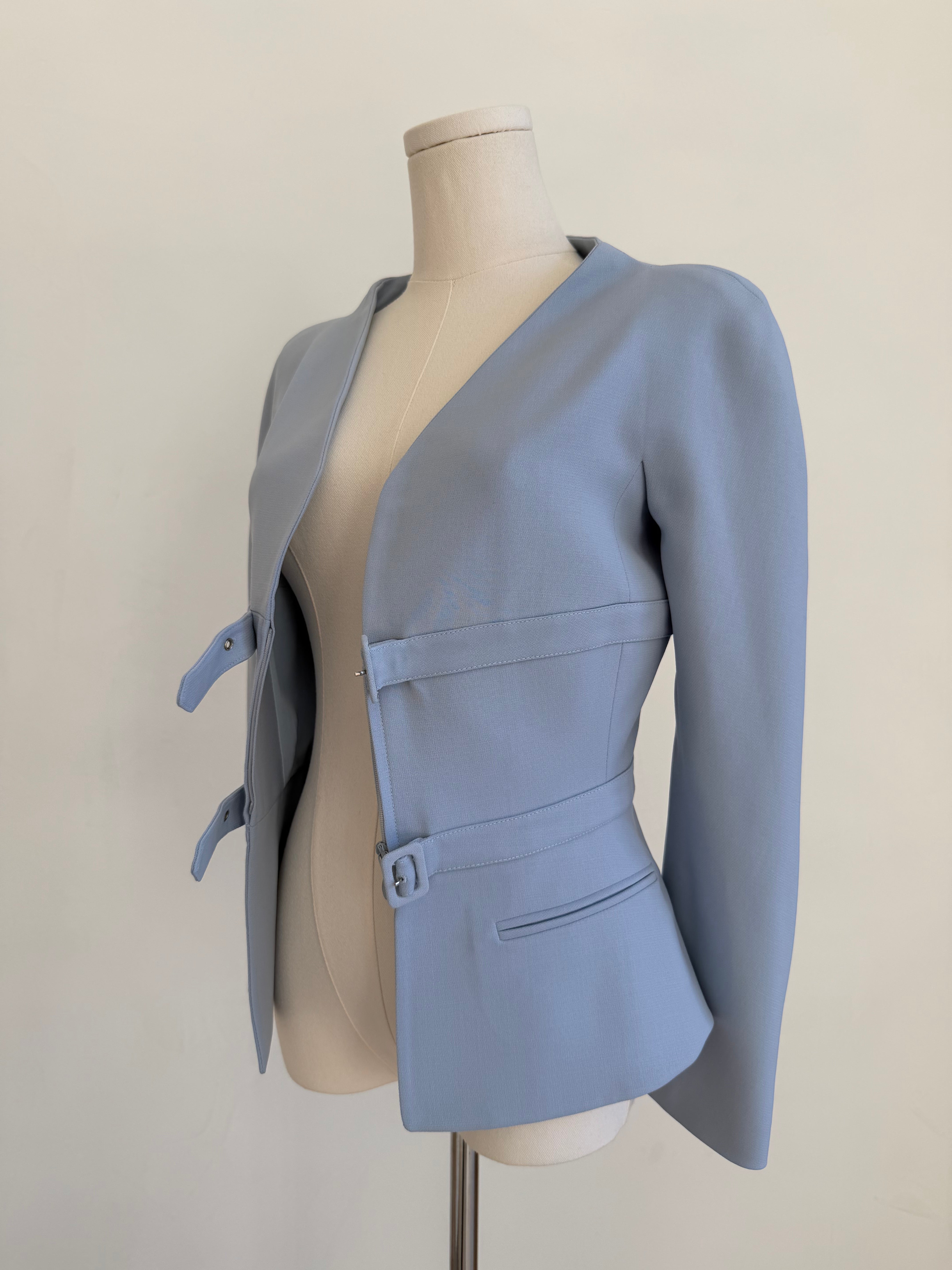 S/S 2004 Light Blue Wool Jacket