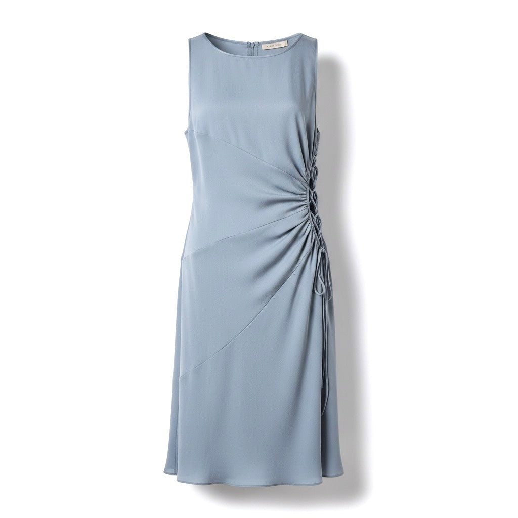 S/S 2004 Light Blue Side Lace-Up Dress