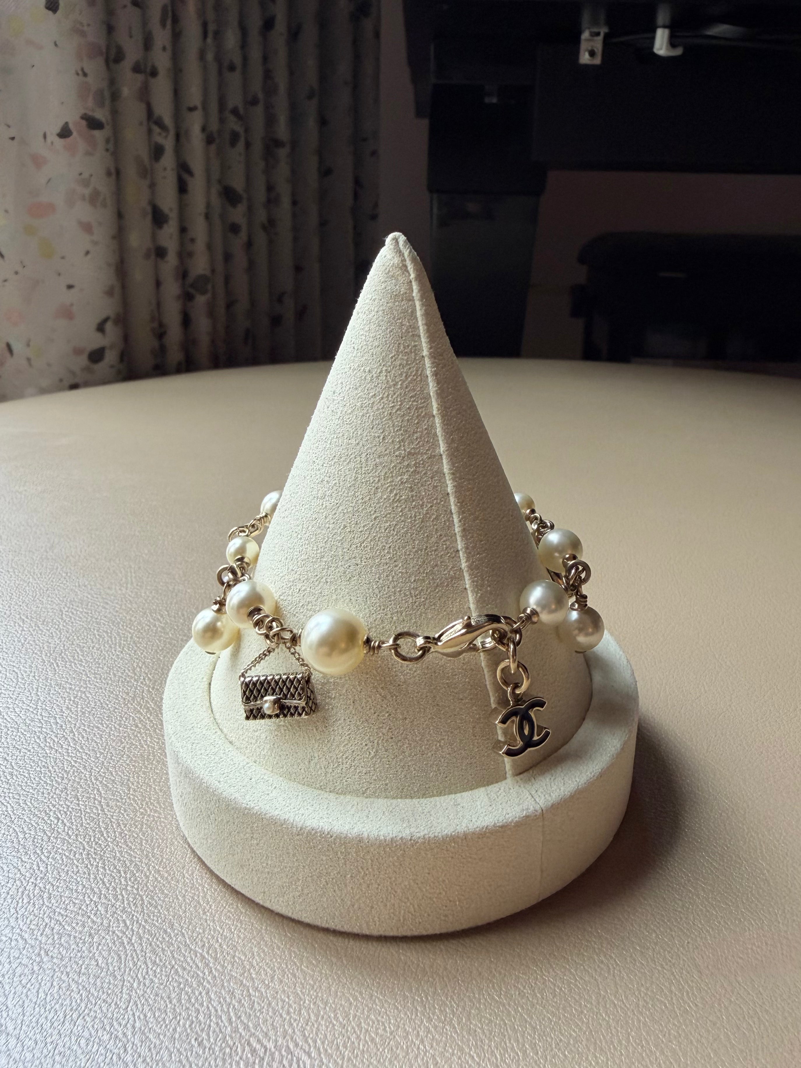 Pearl Charm Bracelet