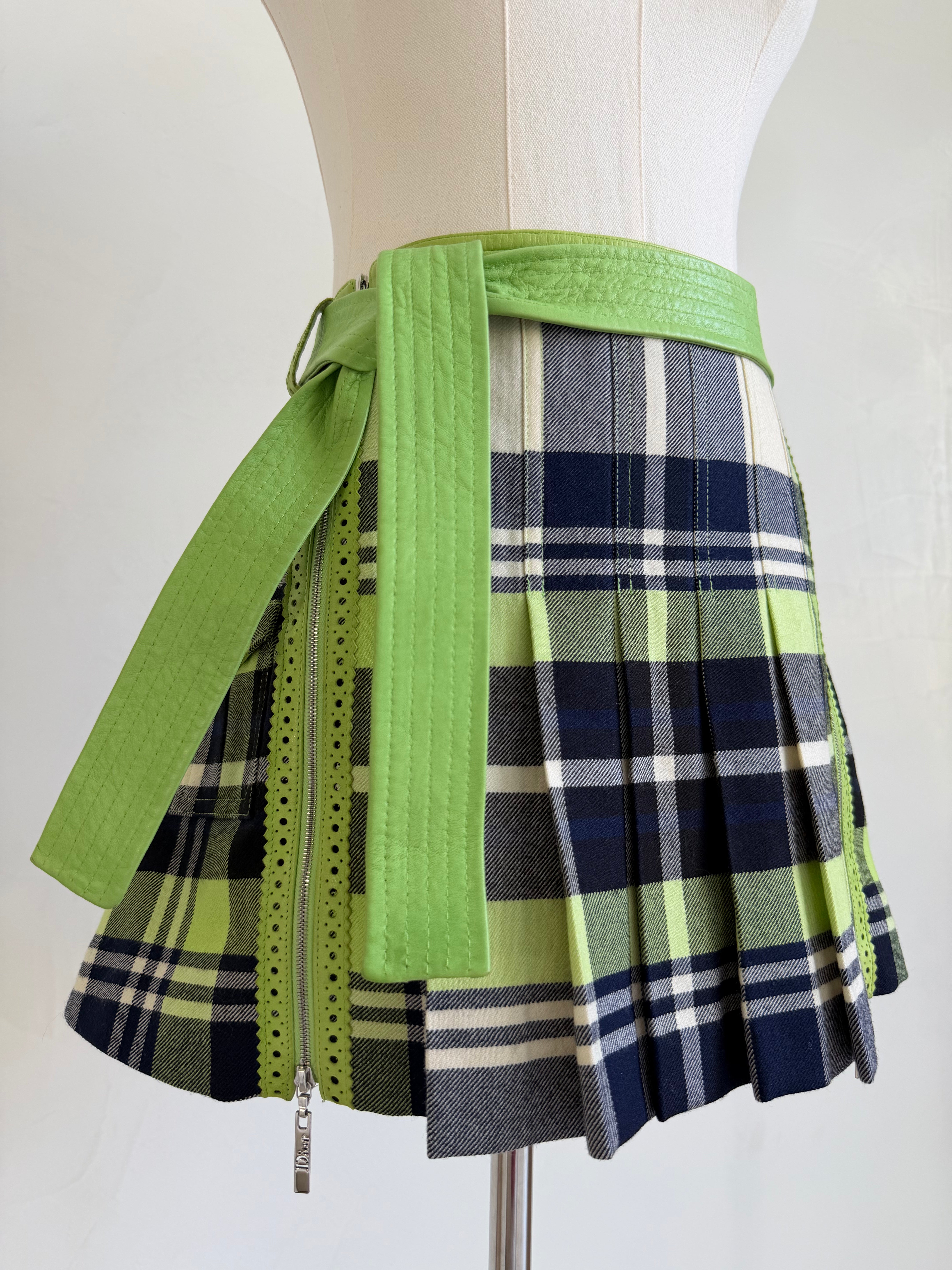 F/W 2004 Green Plaid Skirt