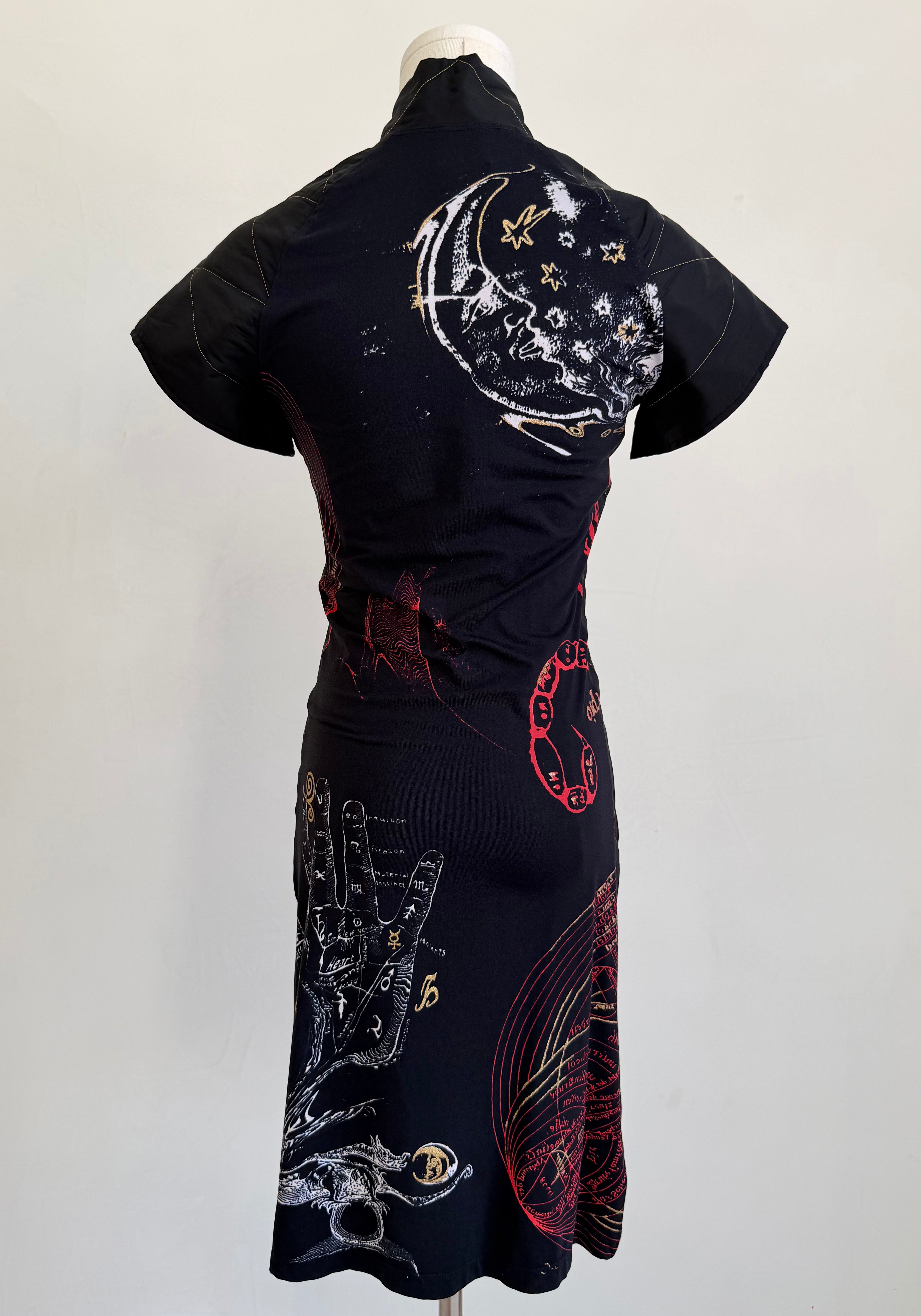 F/W 2003 Zodiac Print Mini Dress
