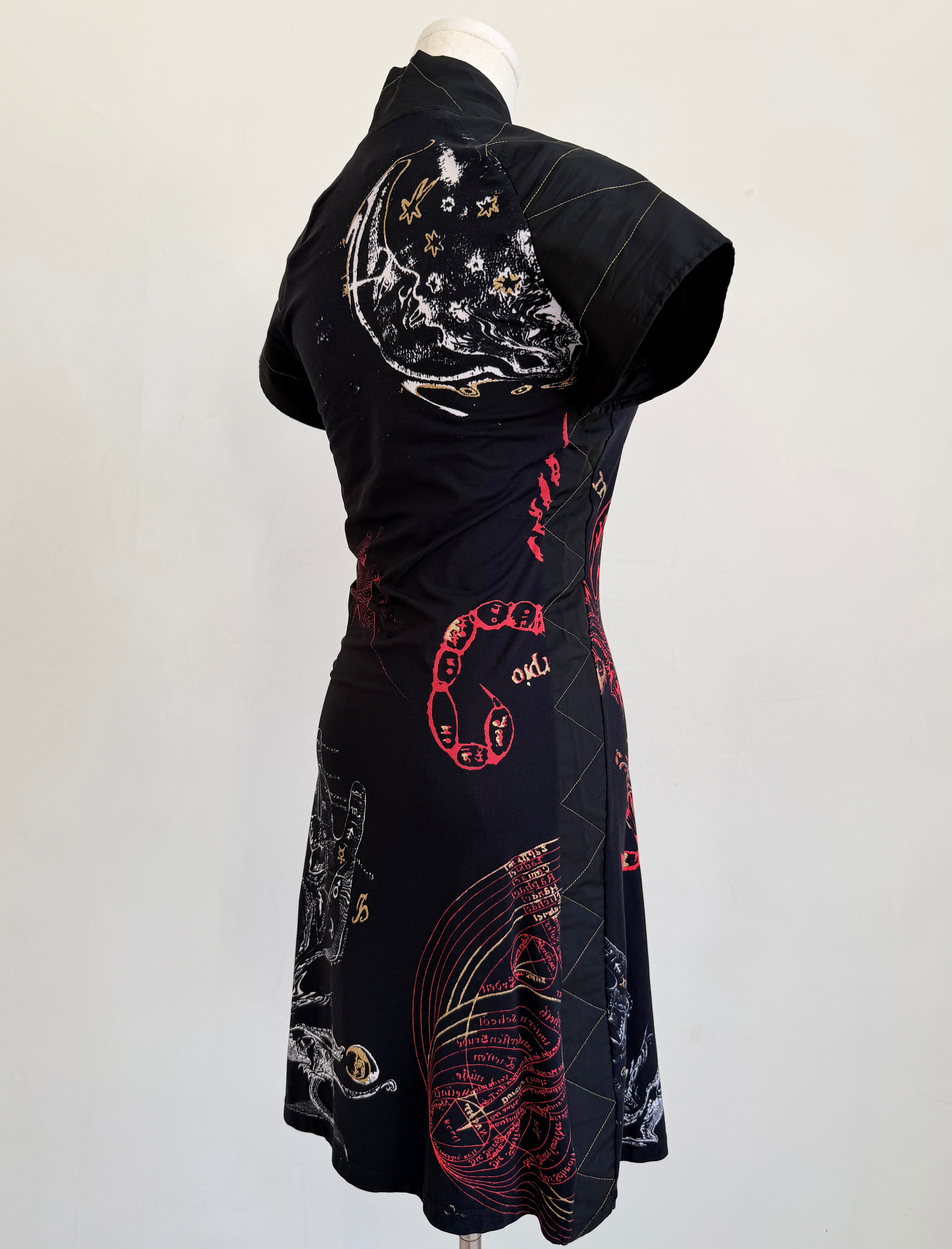 F/W 2003 Zodiac Print Mini Dress