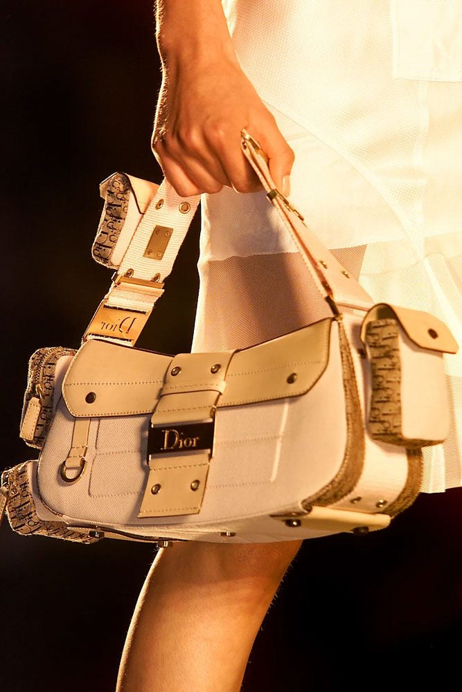 S/S 2003 “Columbus" Street Chic Leather Shoulder Bag