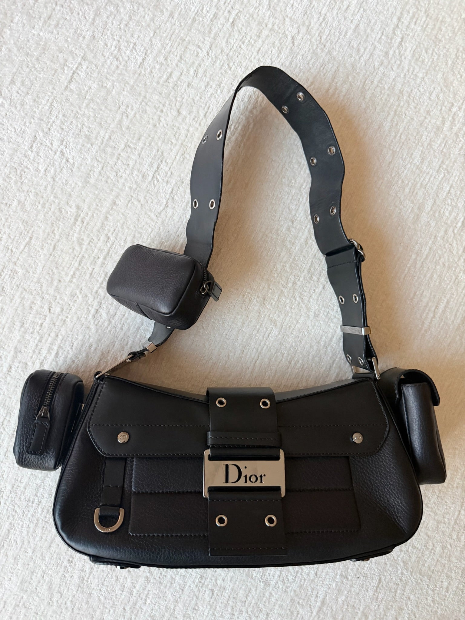 S/S 2003 “Columbus" Street Chic Leather Shoulder Bag