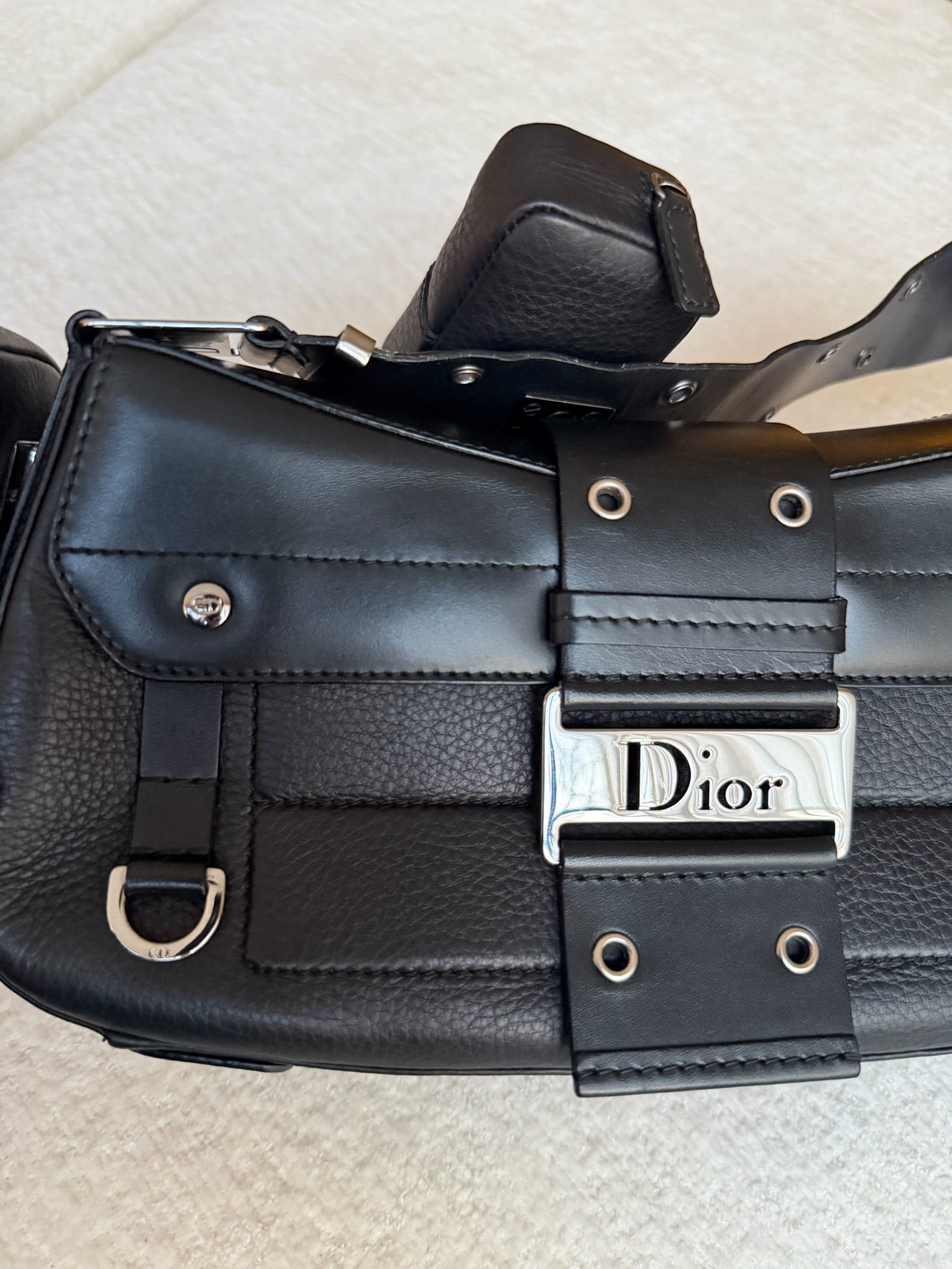 S/S 2003 “Columbus" Street Chic Leather Shoulder Bag