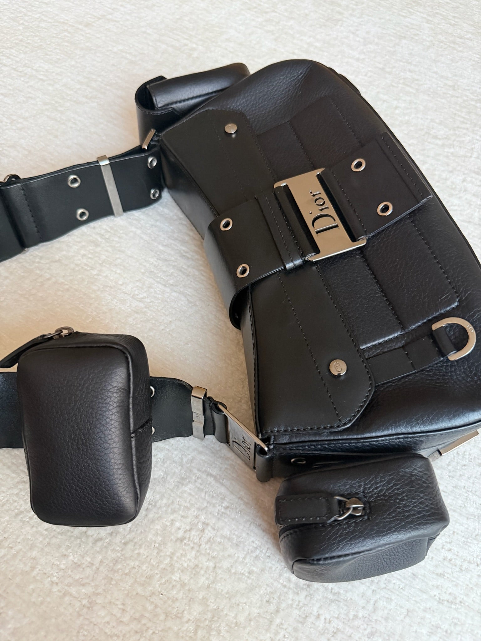 S/S 2003 “Columbus" Street Chic Leather Shoulder Bag