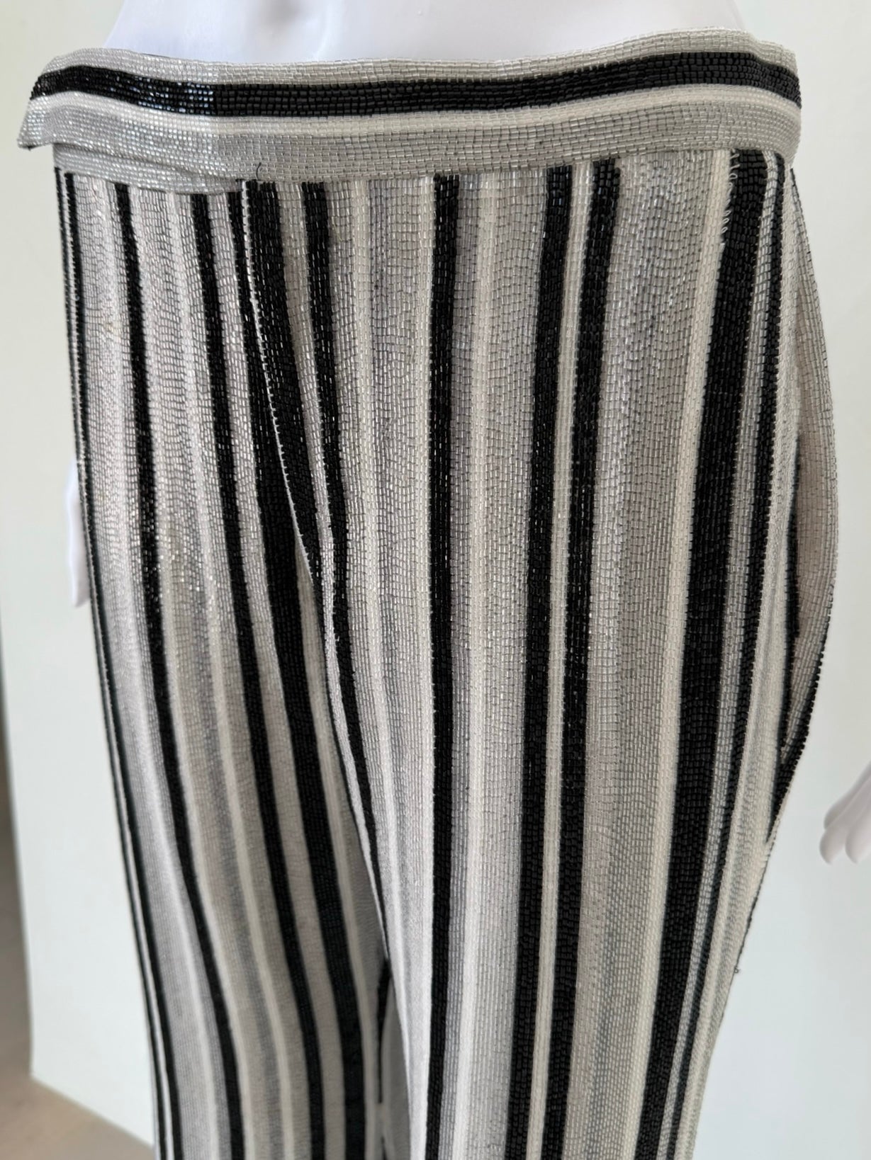 S/S 2000 Beaded Striped Pants