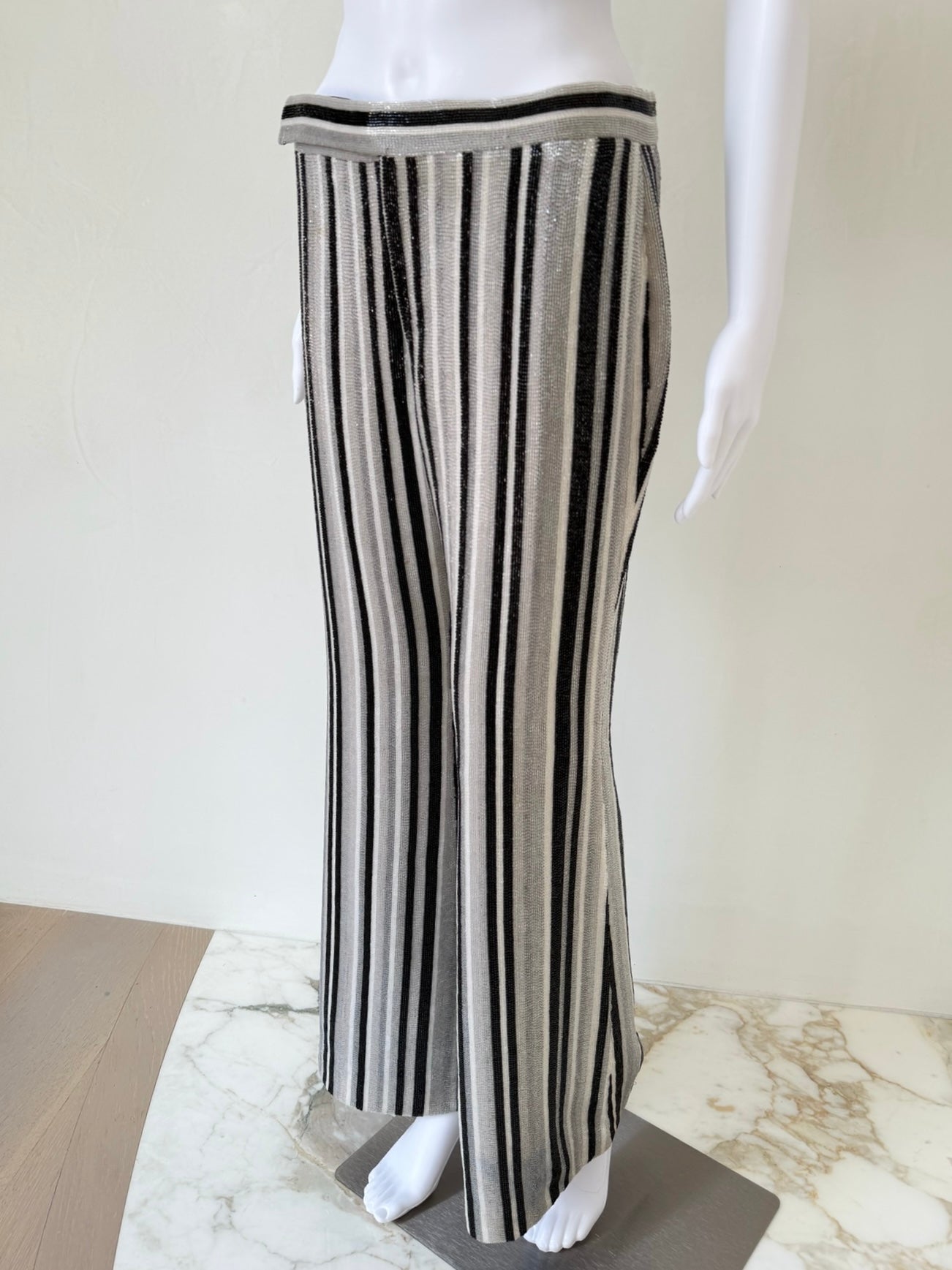 S/S 2000 Beaded Striped Pants