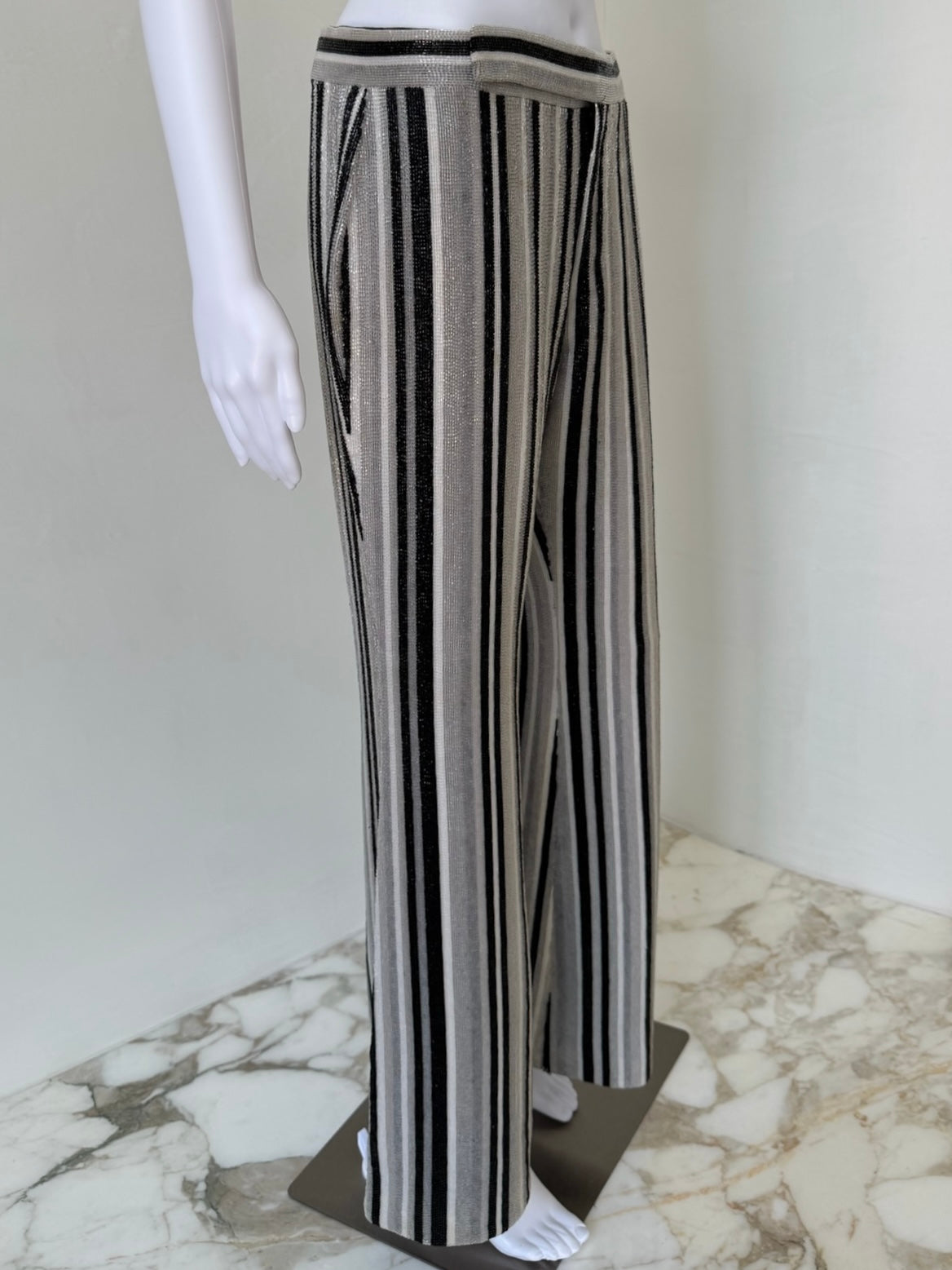 S/S 2000 Beaded Striped Pants