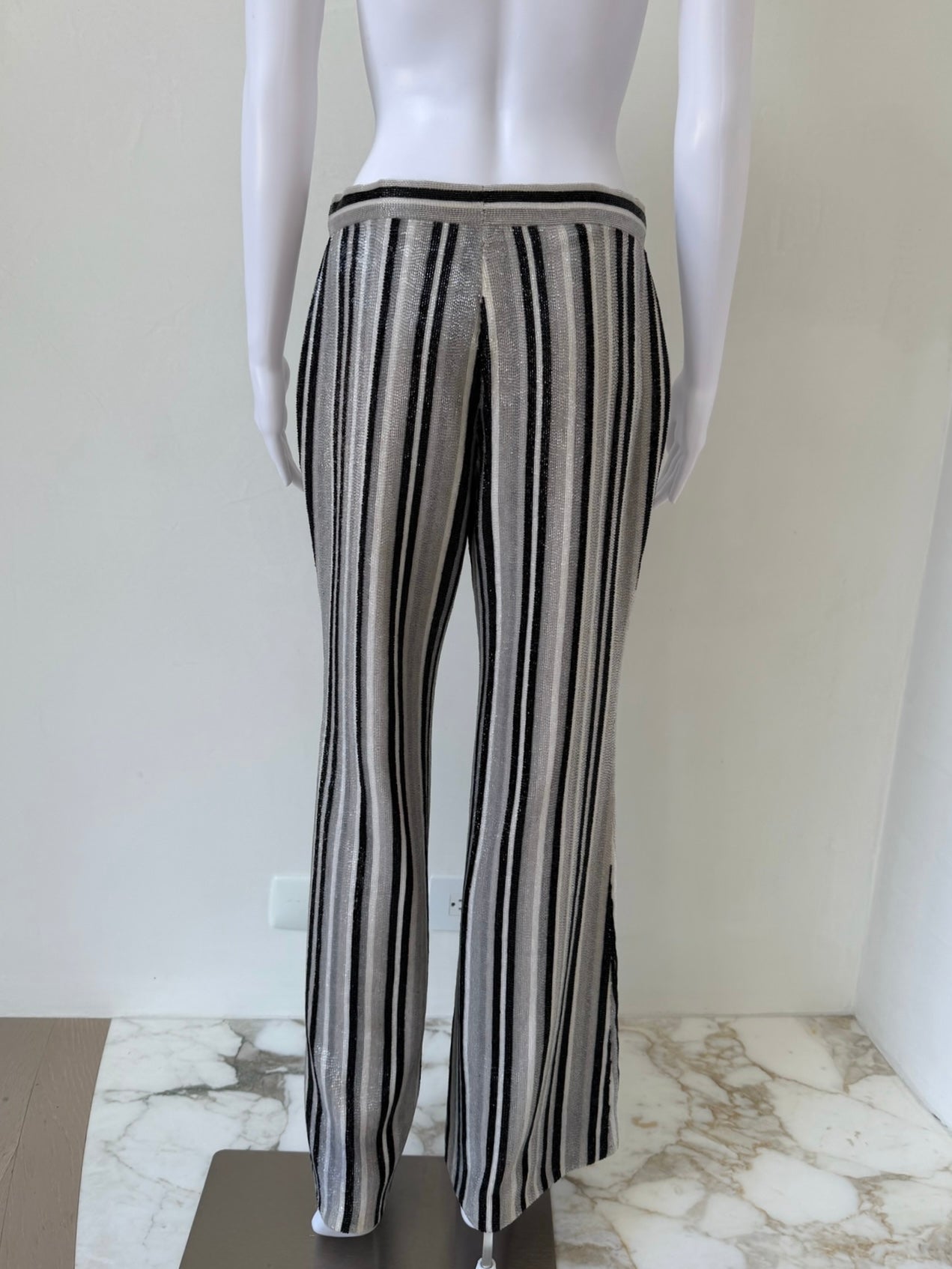 S/S 2000 Beaded Striped Pants