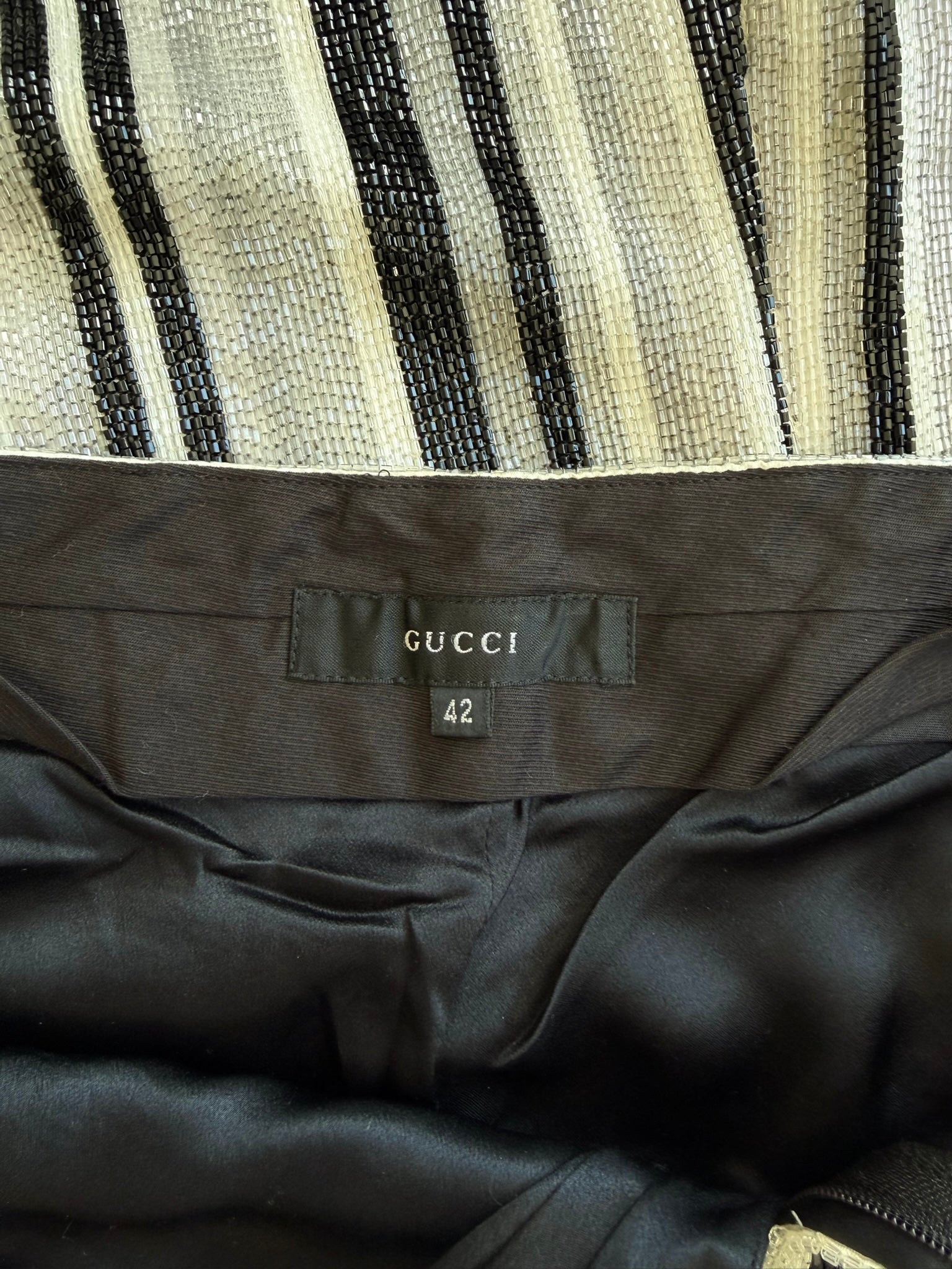 S/S 2000 Beaded Striped Pants