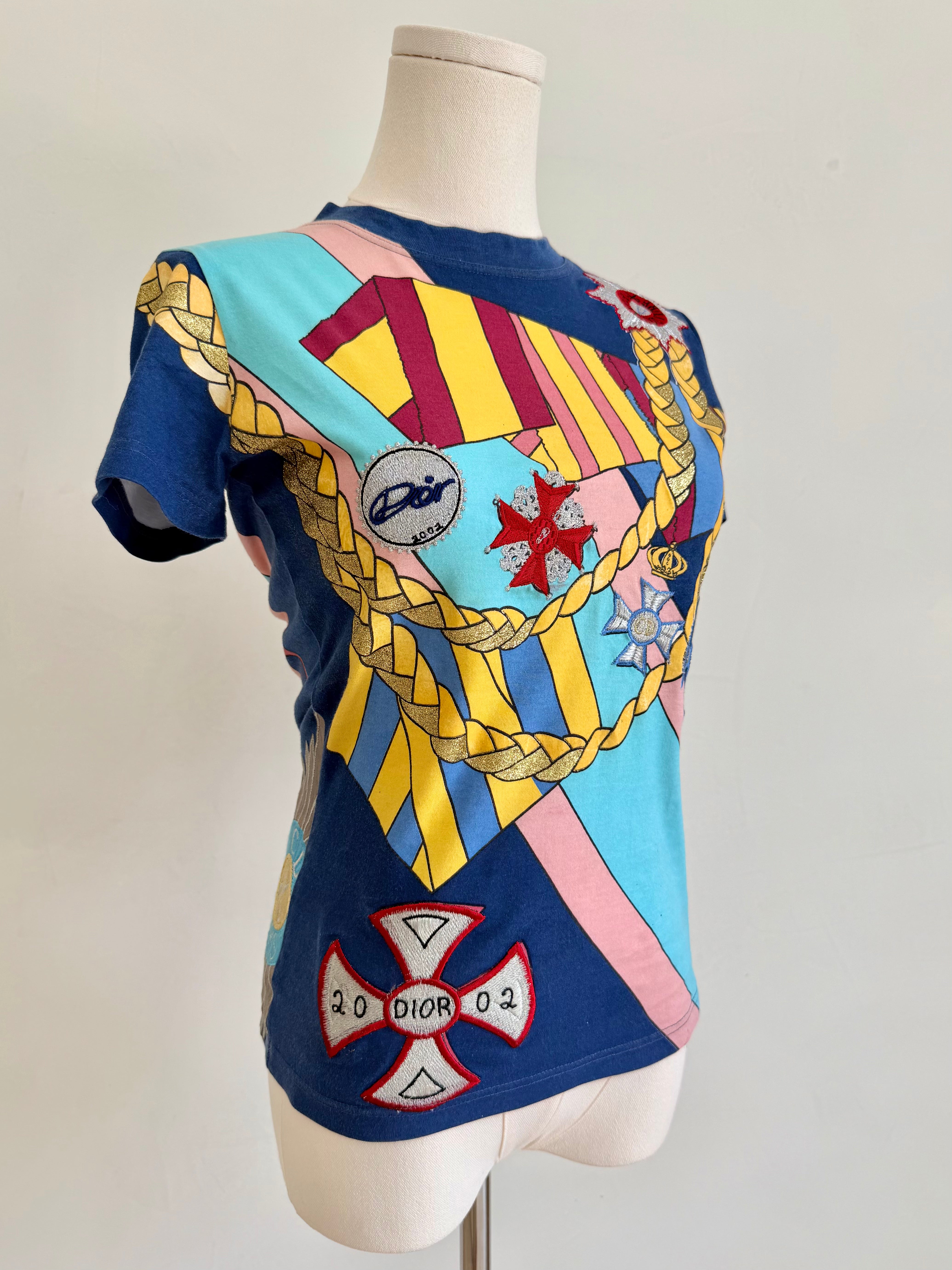 F/W 2002 Embroidered Medal T-Shirt