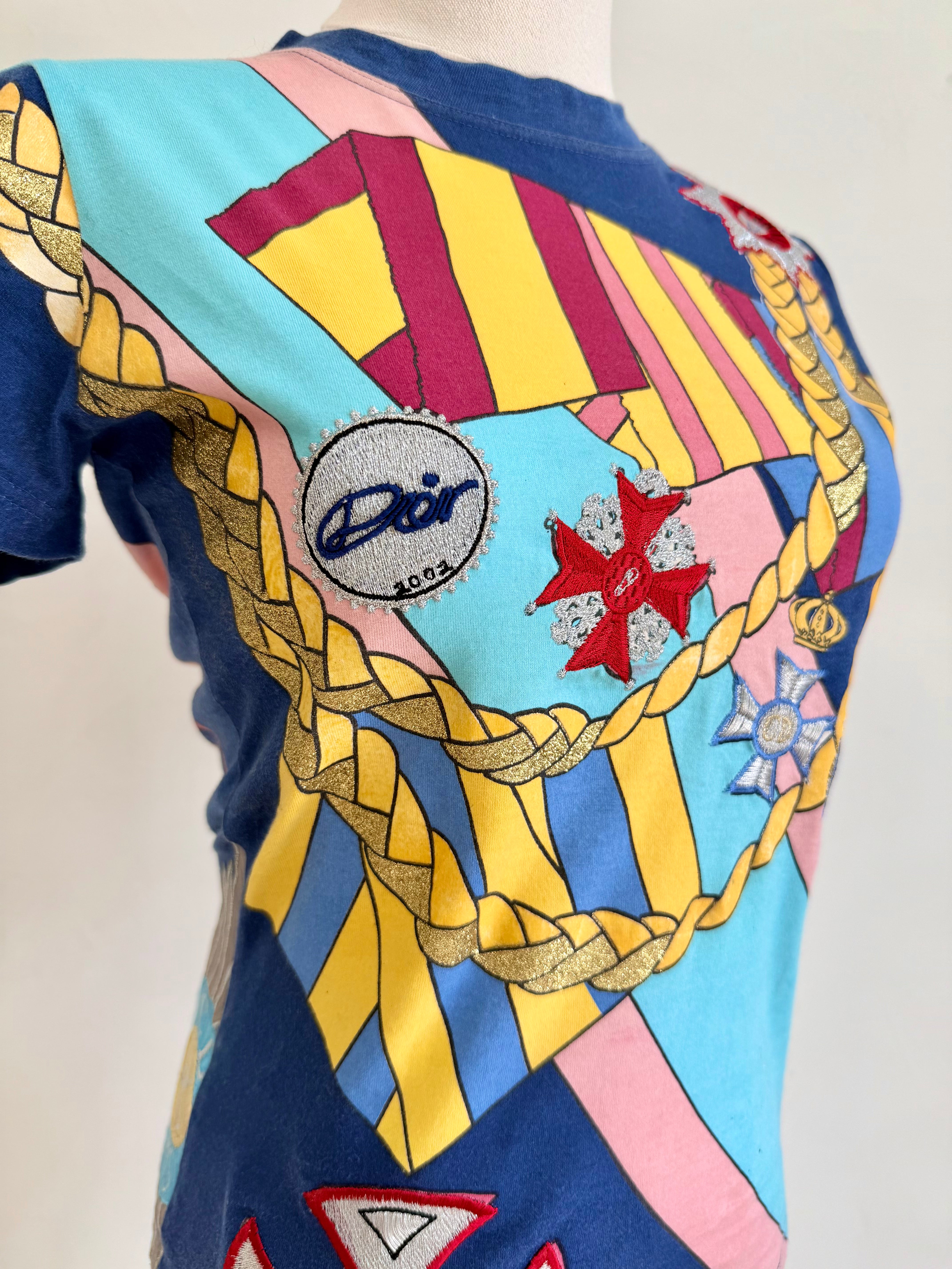 F/W 2002 Embroidered Medal T-Shirt