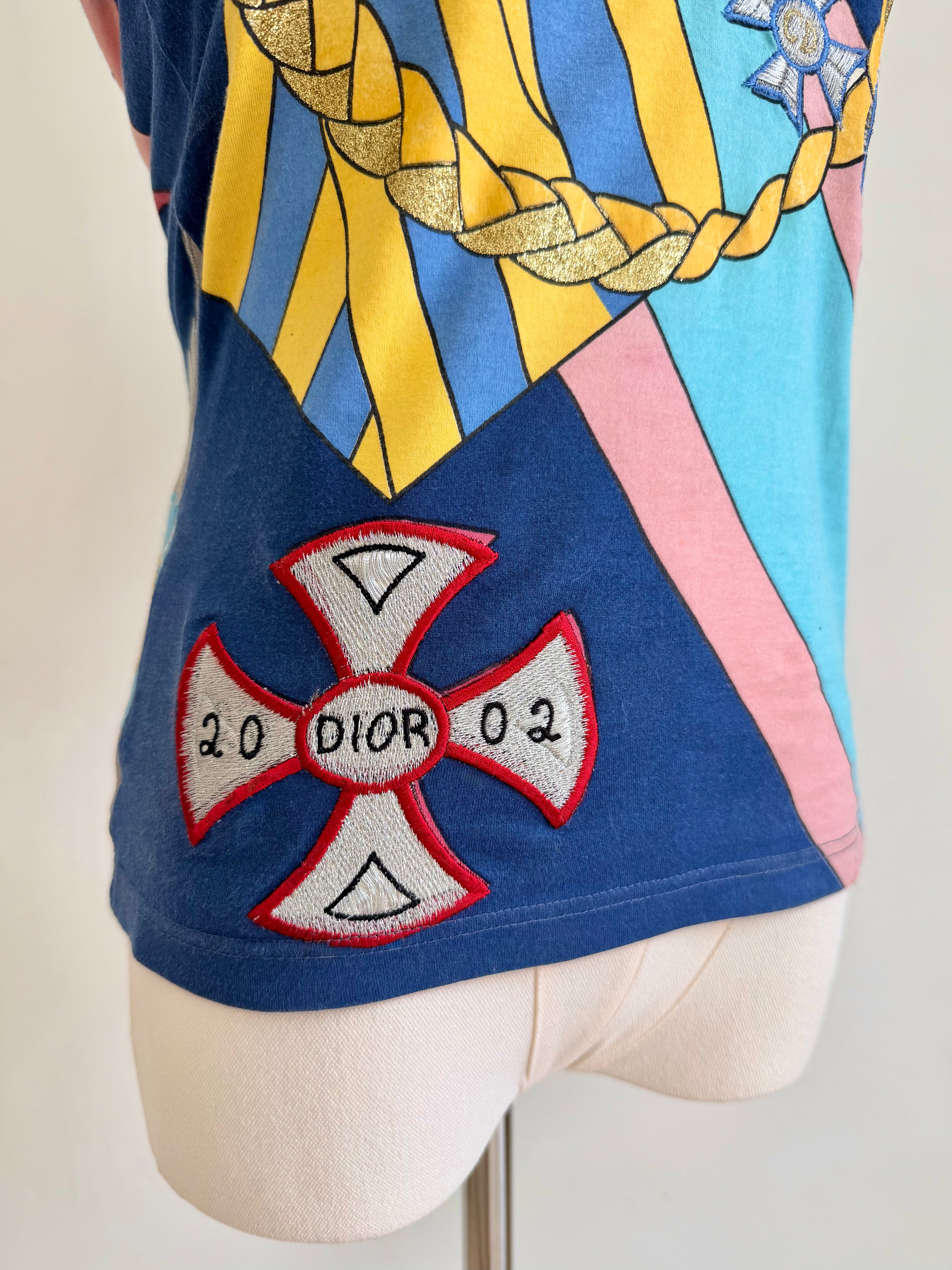 F/W 2002 Embroidered Medal T-Shirt