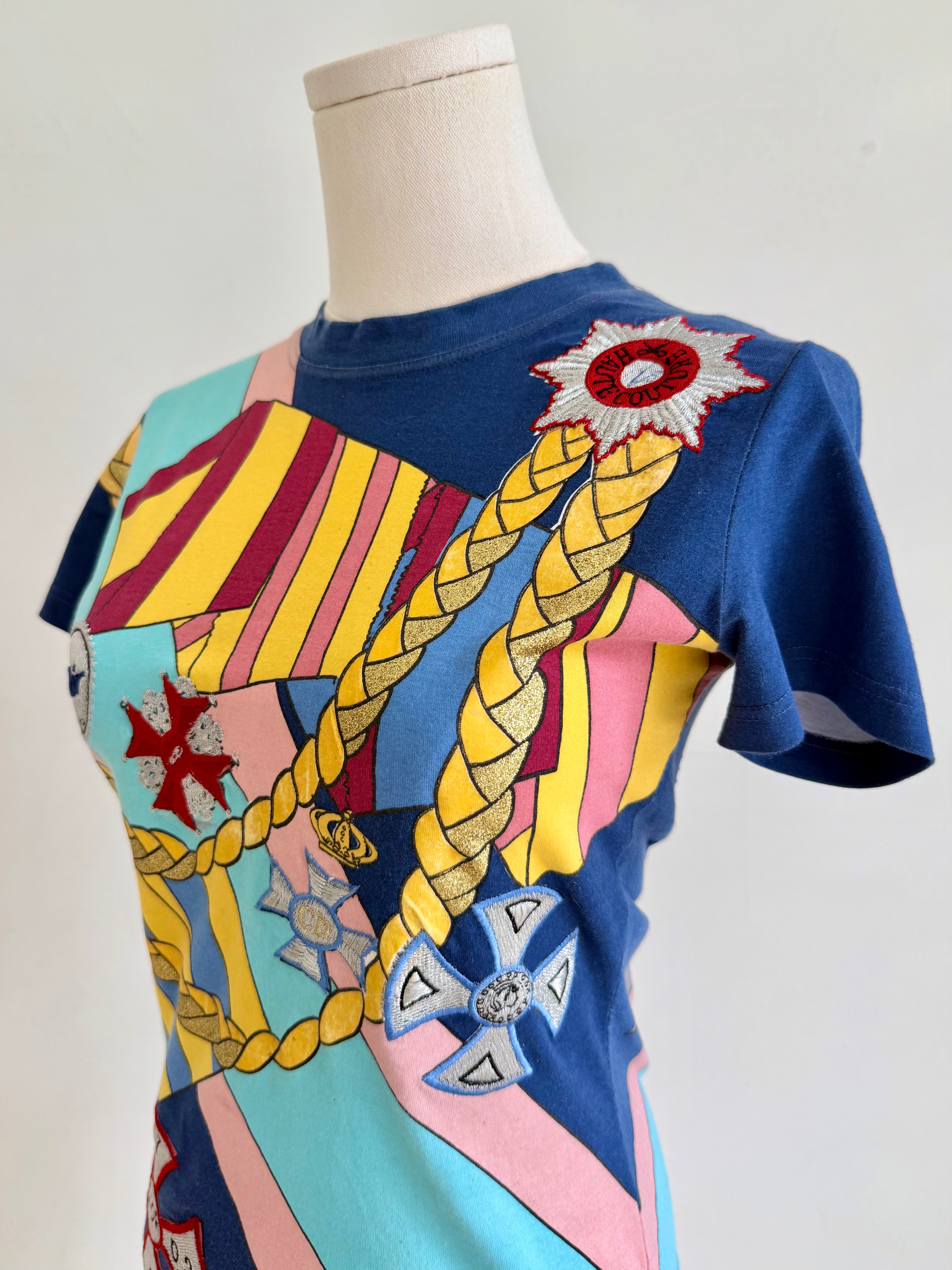 F/W 2002 Embroidered Medal T-Shirt
