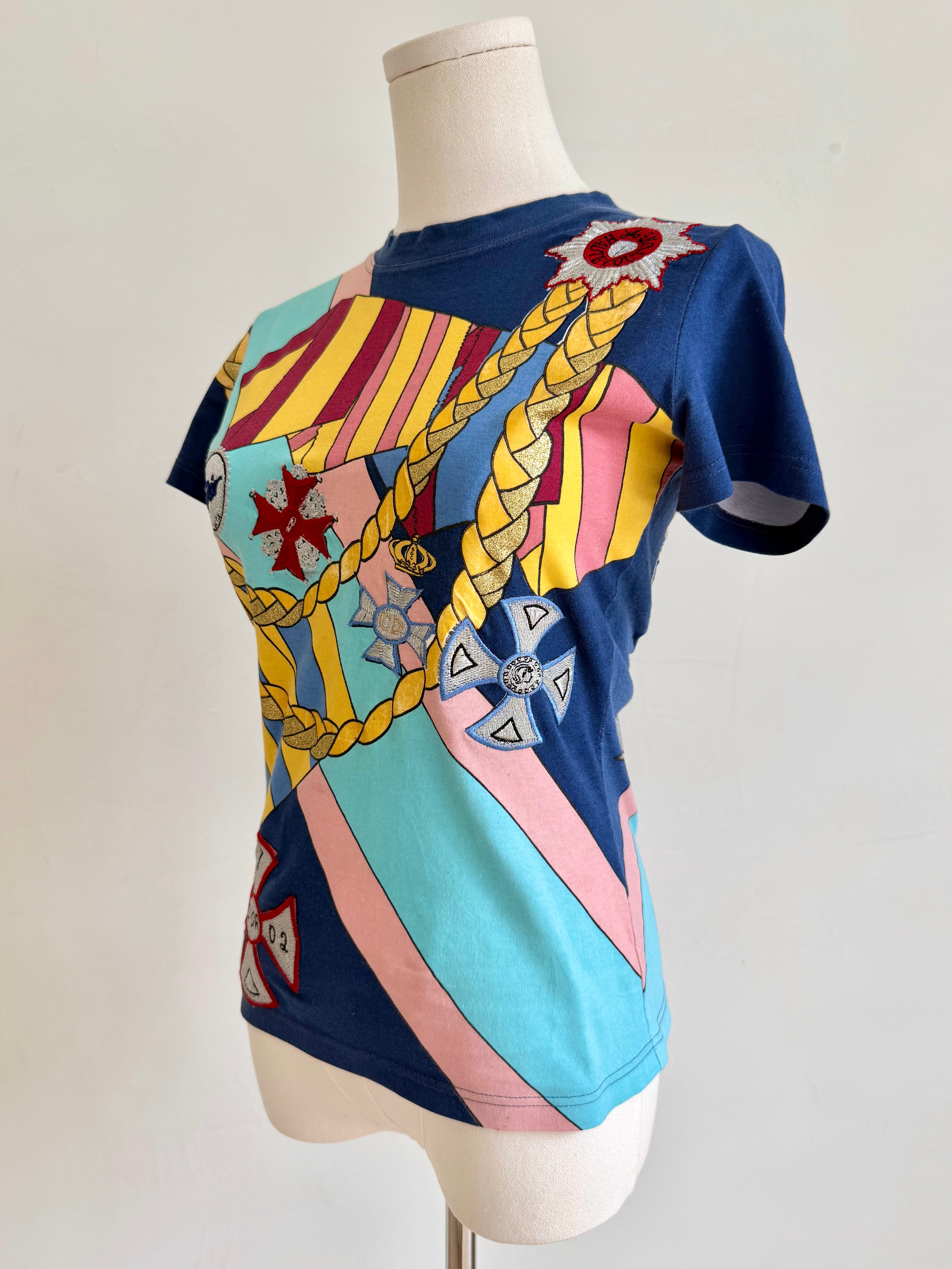 F/W 2002 Embroidered Medal T-Shirt