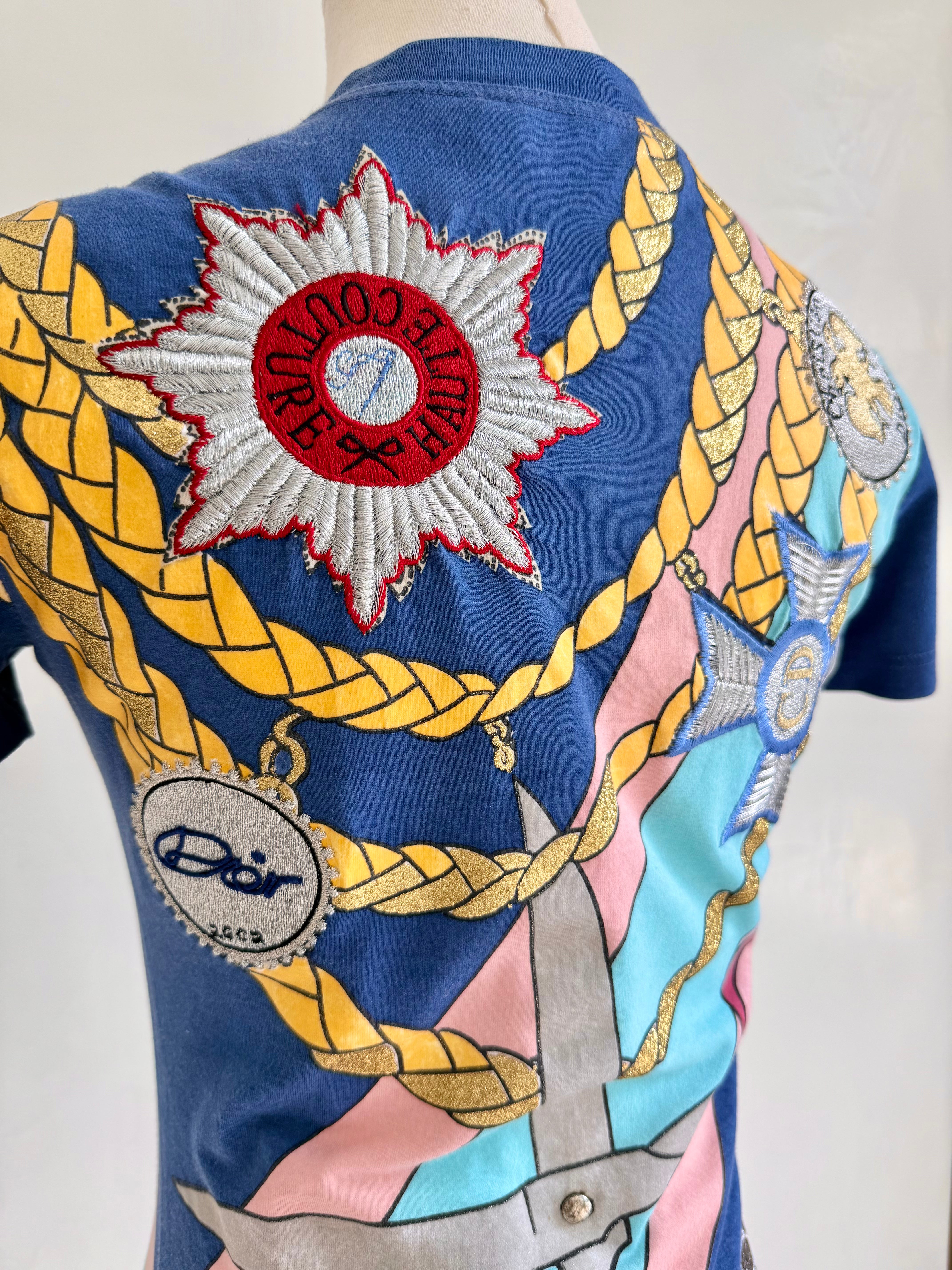 F/W 2002 Embroidered Medal T-Shirt