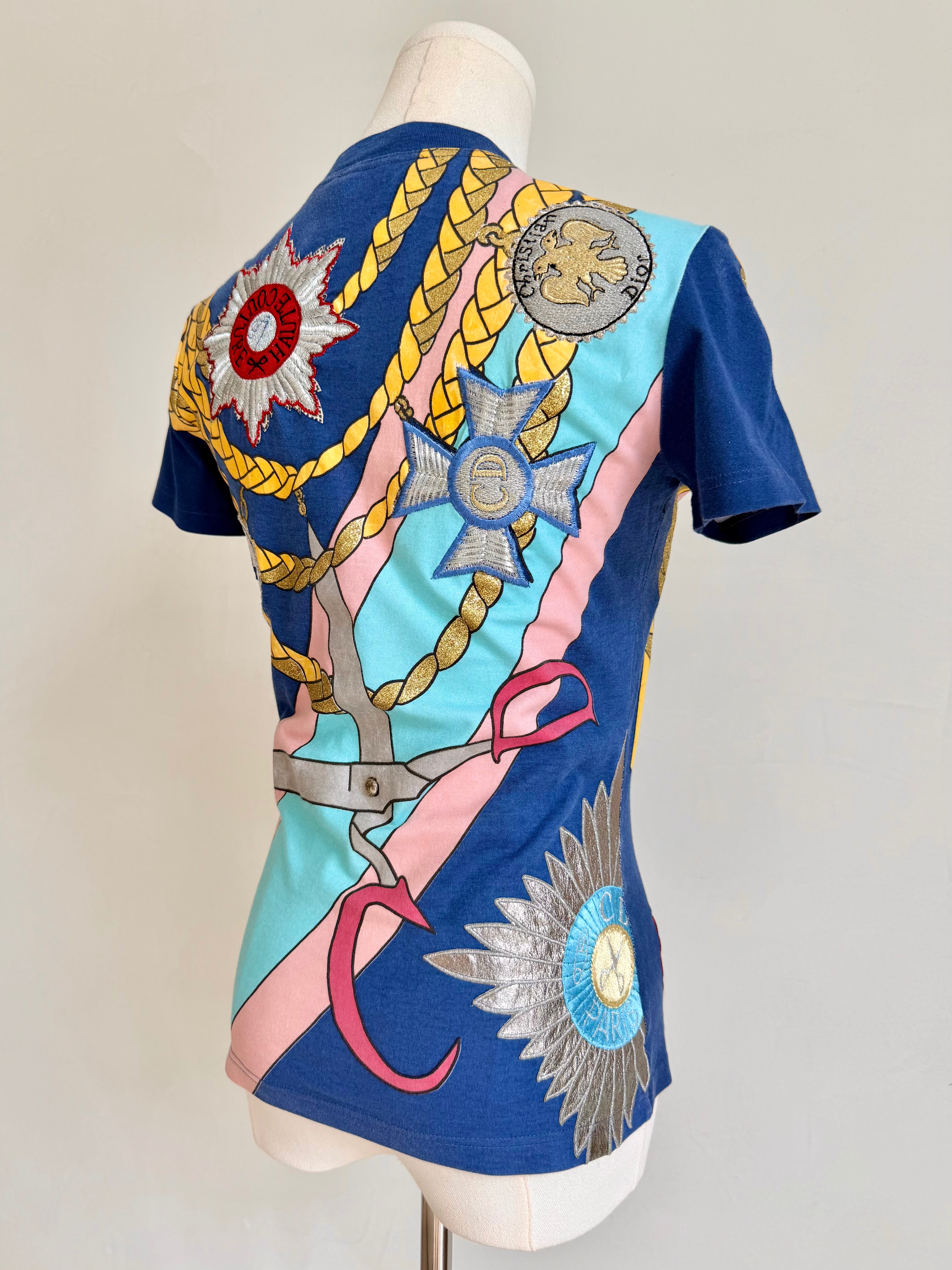 F/W 2002 Embroidered Medal T-Shirt