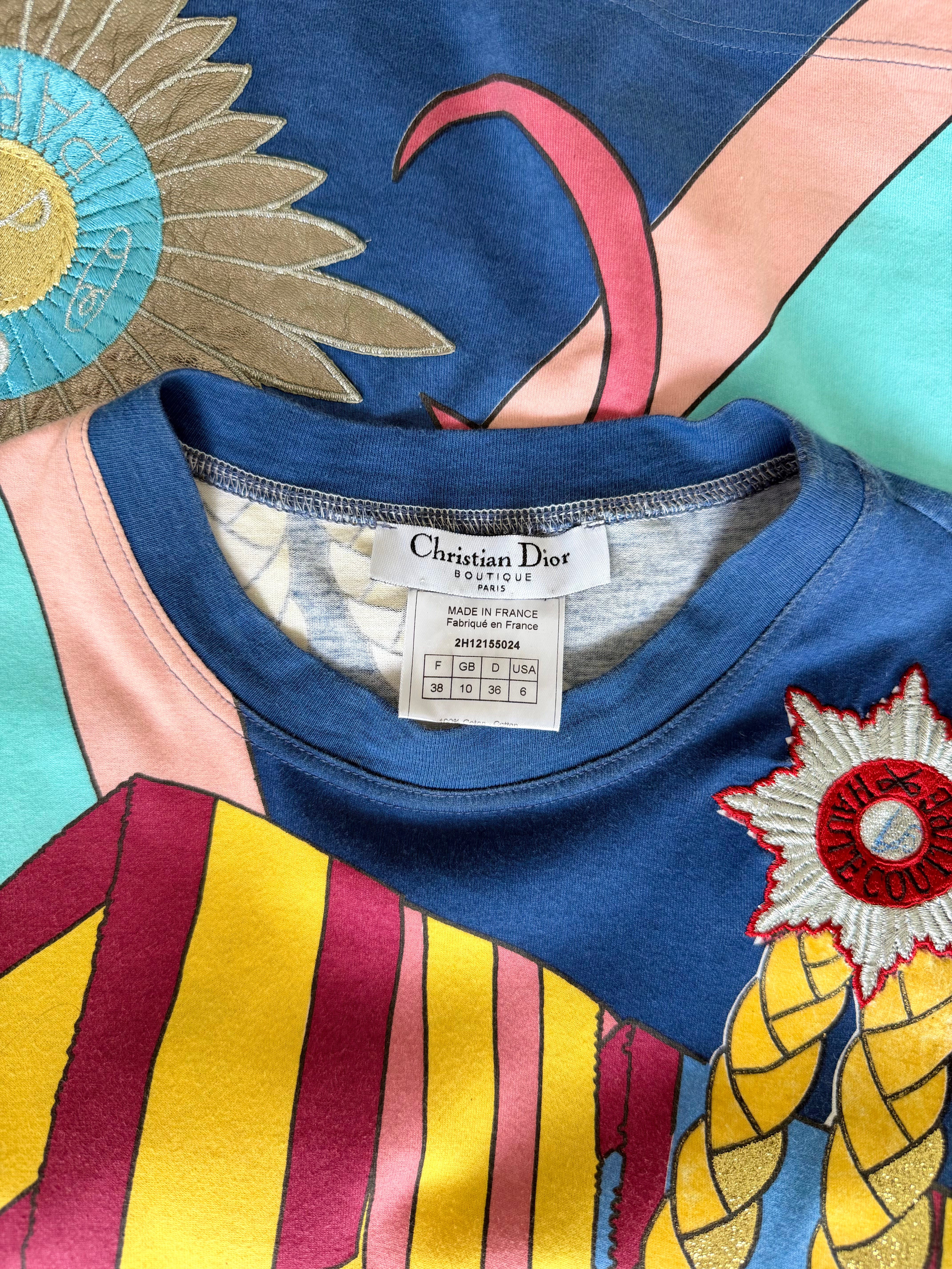 F/W 2002 Embroidered Medal T-Shirt