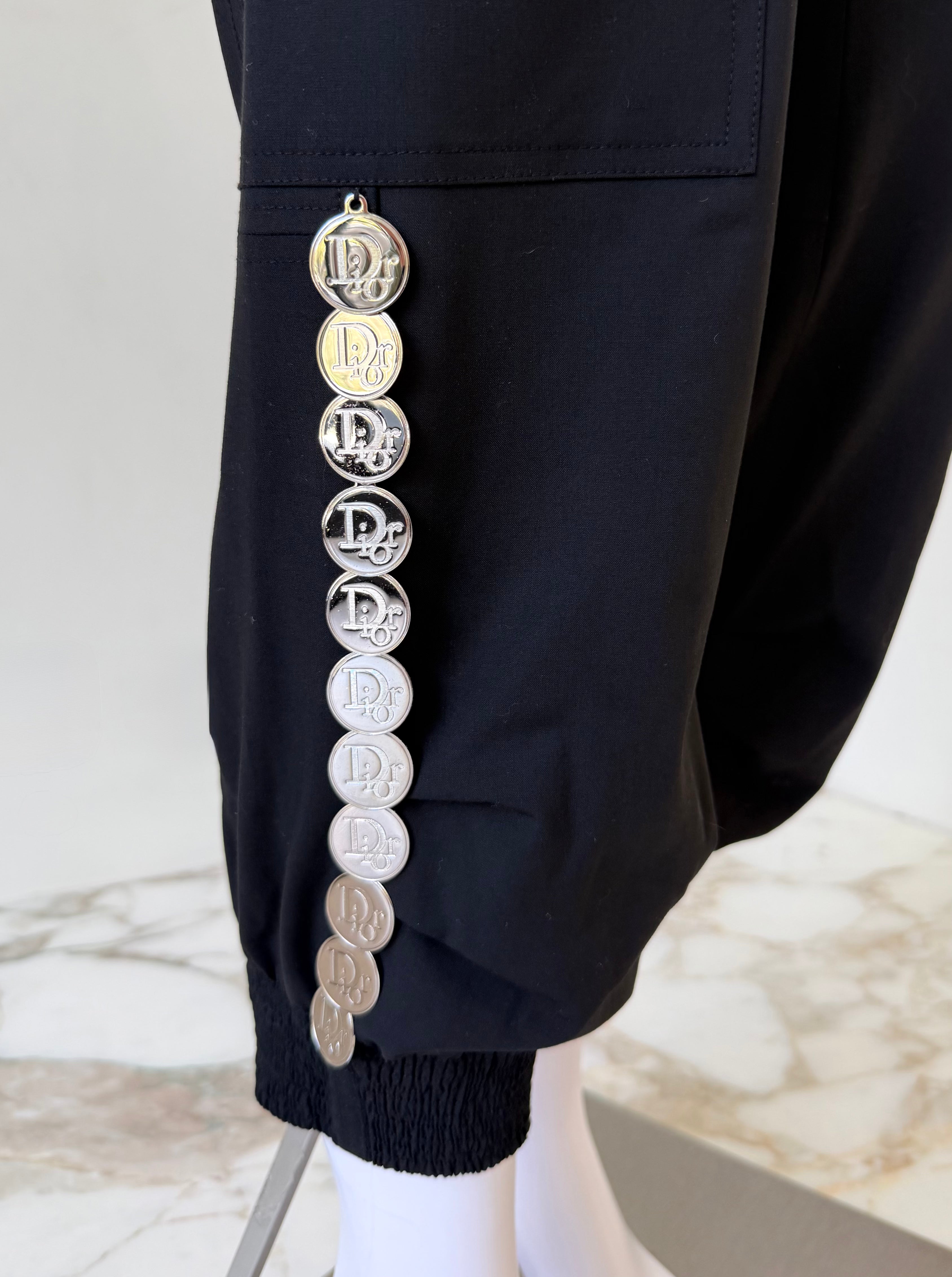 F/W 2001 “Dior 30” Coin-Detail Jogger Pants
