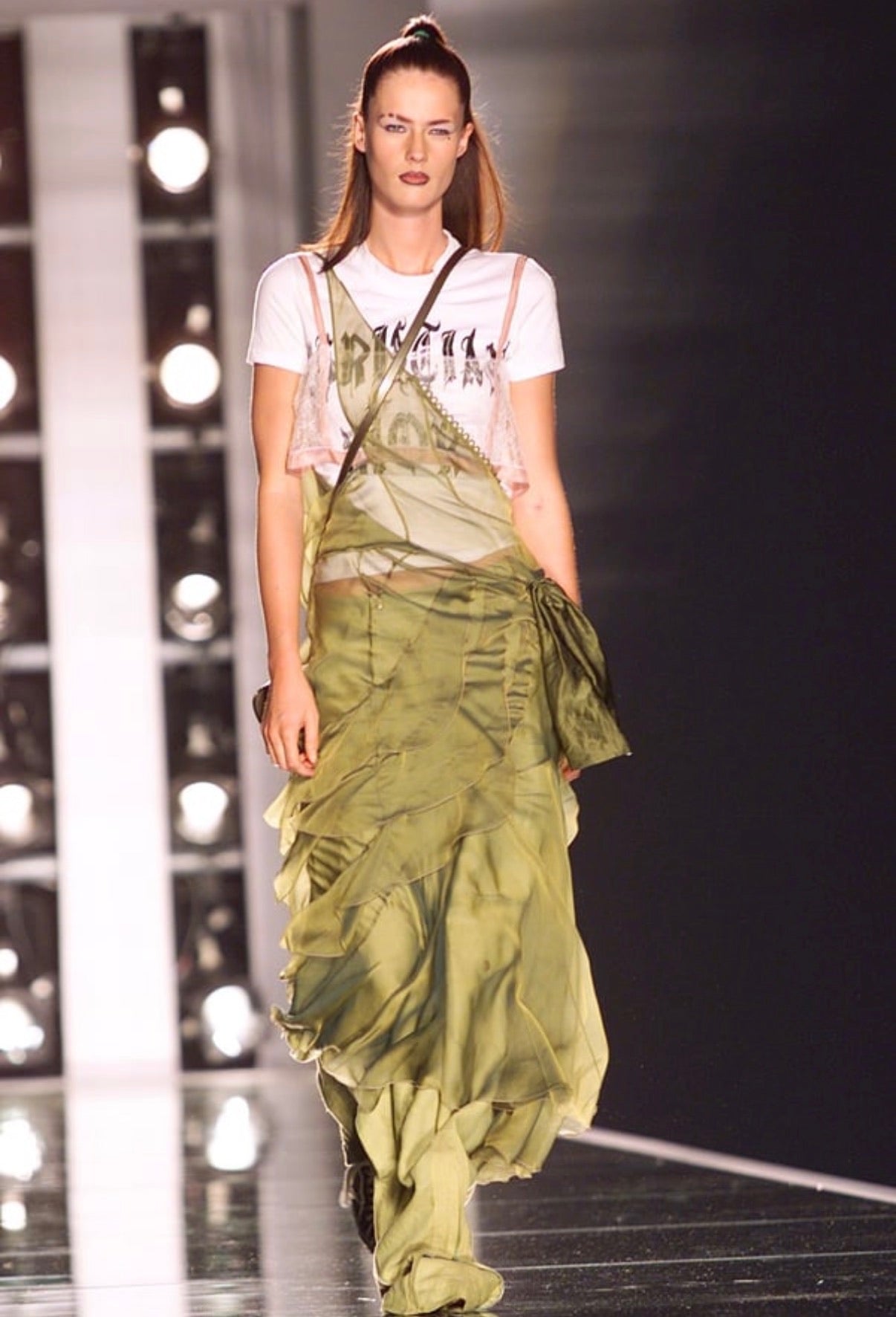 S/S 2002 Blue “Gothic Logo” Tank Top
