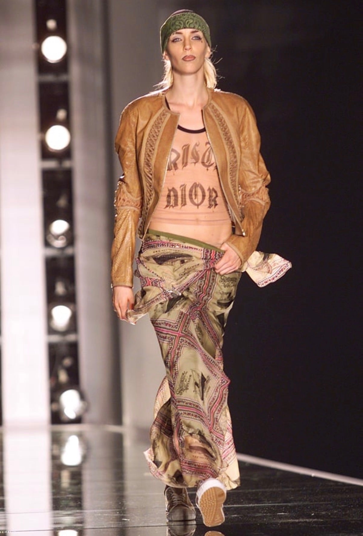S/S 2002 Blue “Gothic Logo” Tank Top