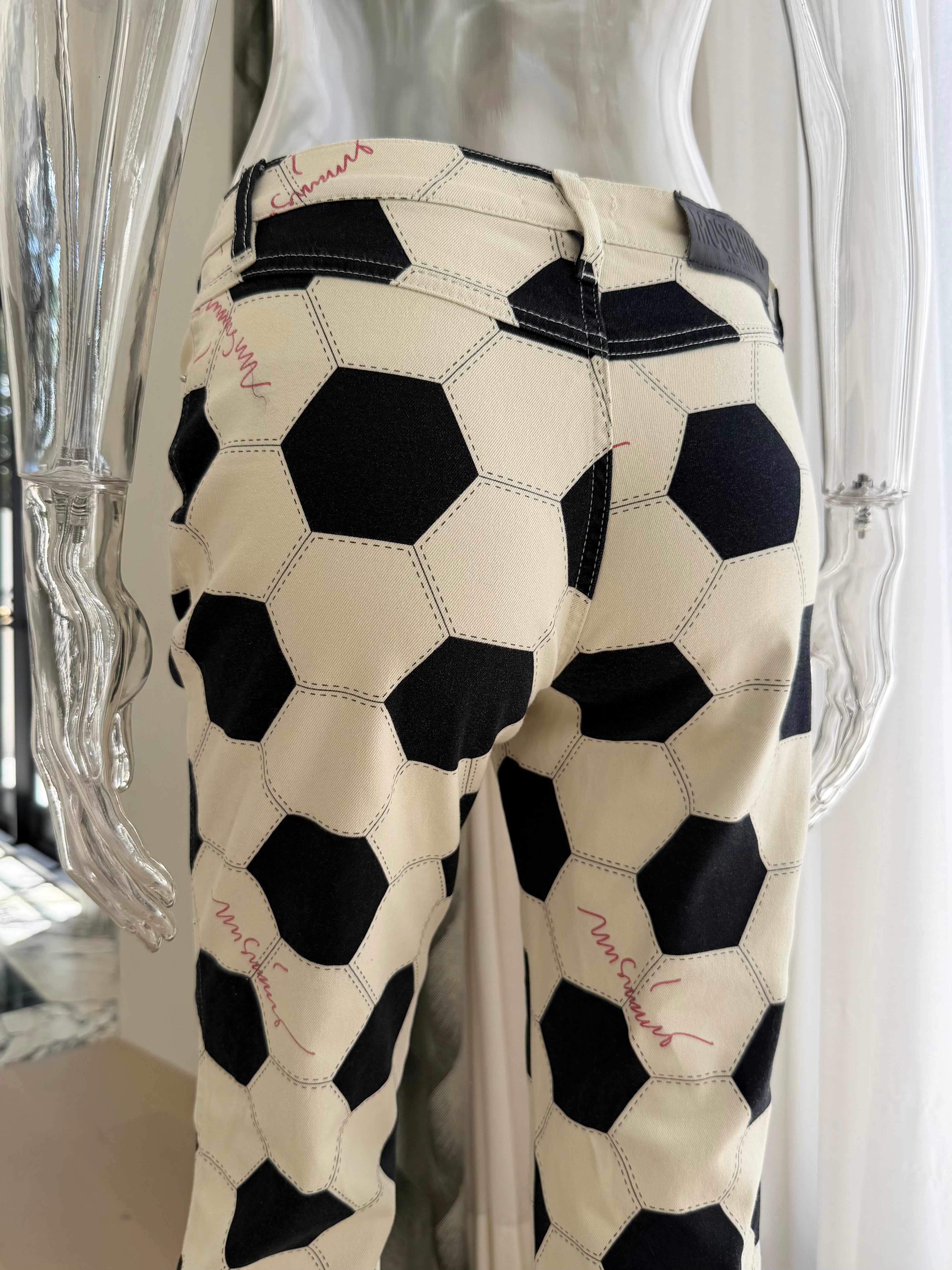 Soccer Ball Print Jeans