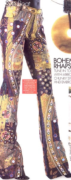 F/W 2001 “Global Raver” Mirrored Patchwork Pants