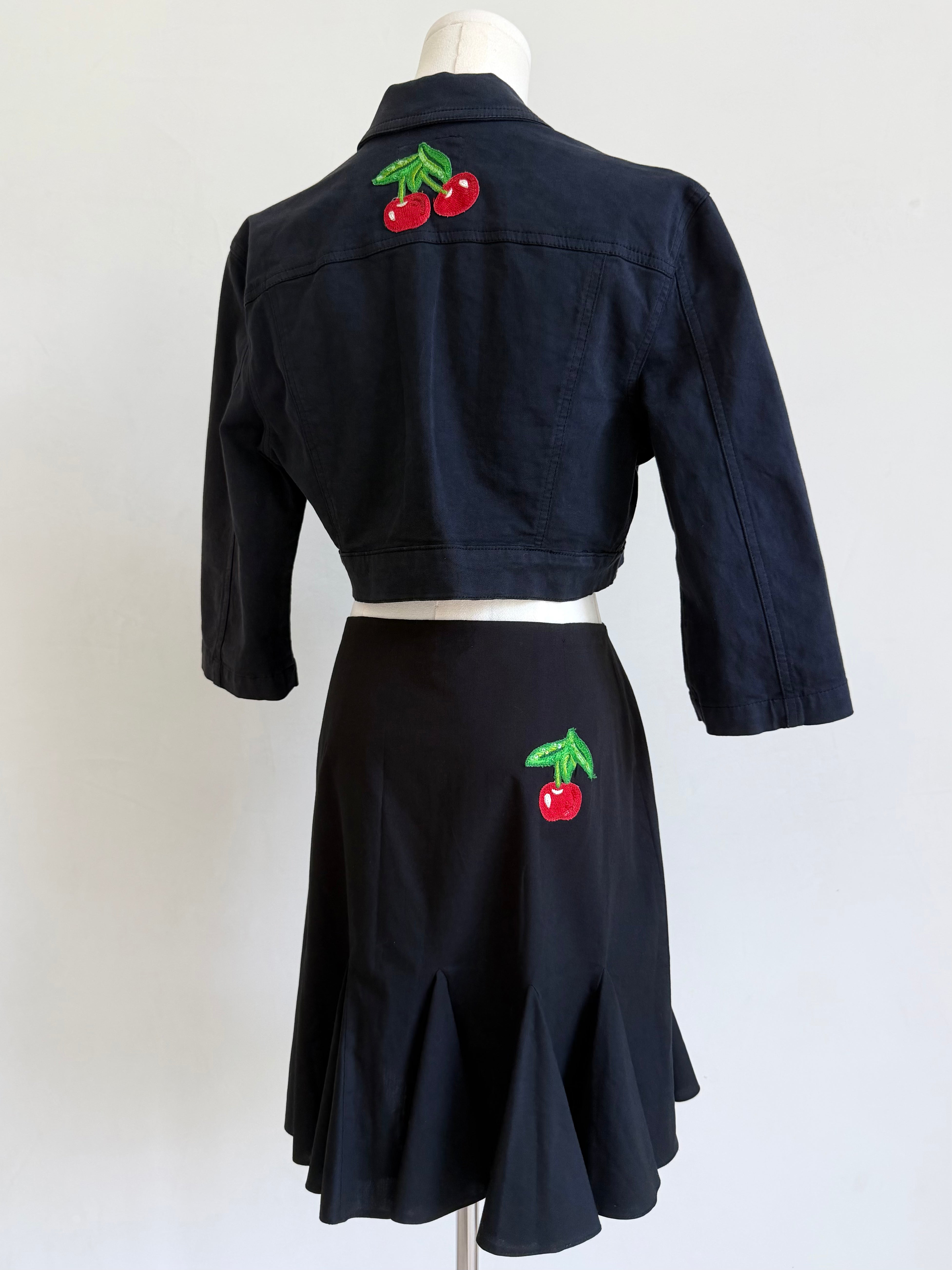 S/S 2004 Blugirl Black Cherry Matching Set