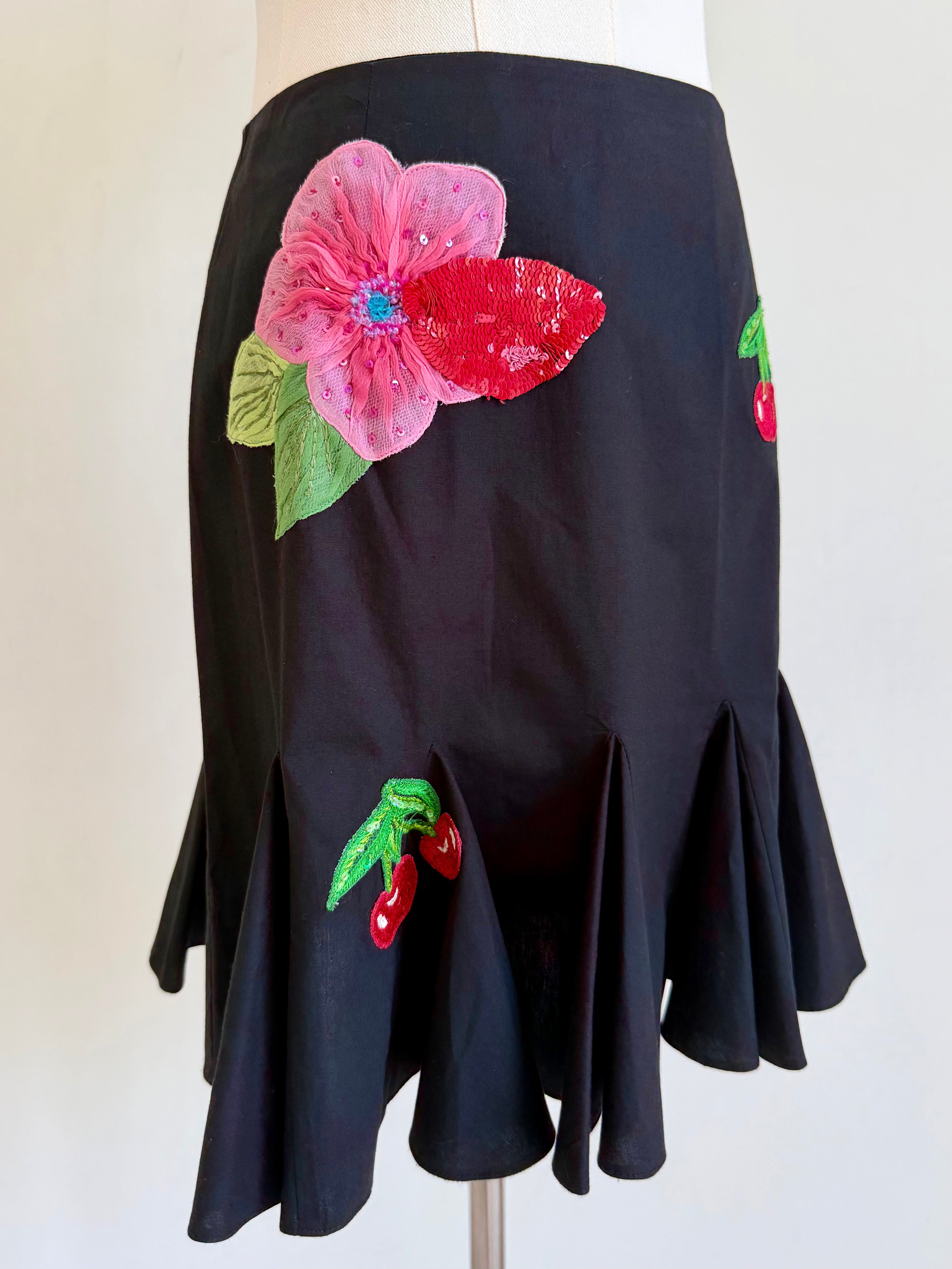 S/S 2004 Blugirl Black Cherry Matching Set