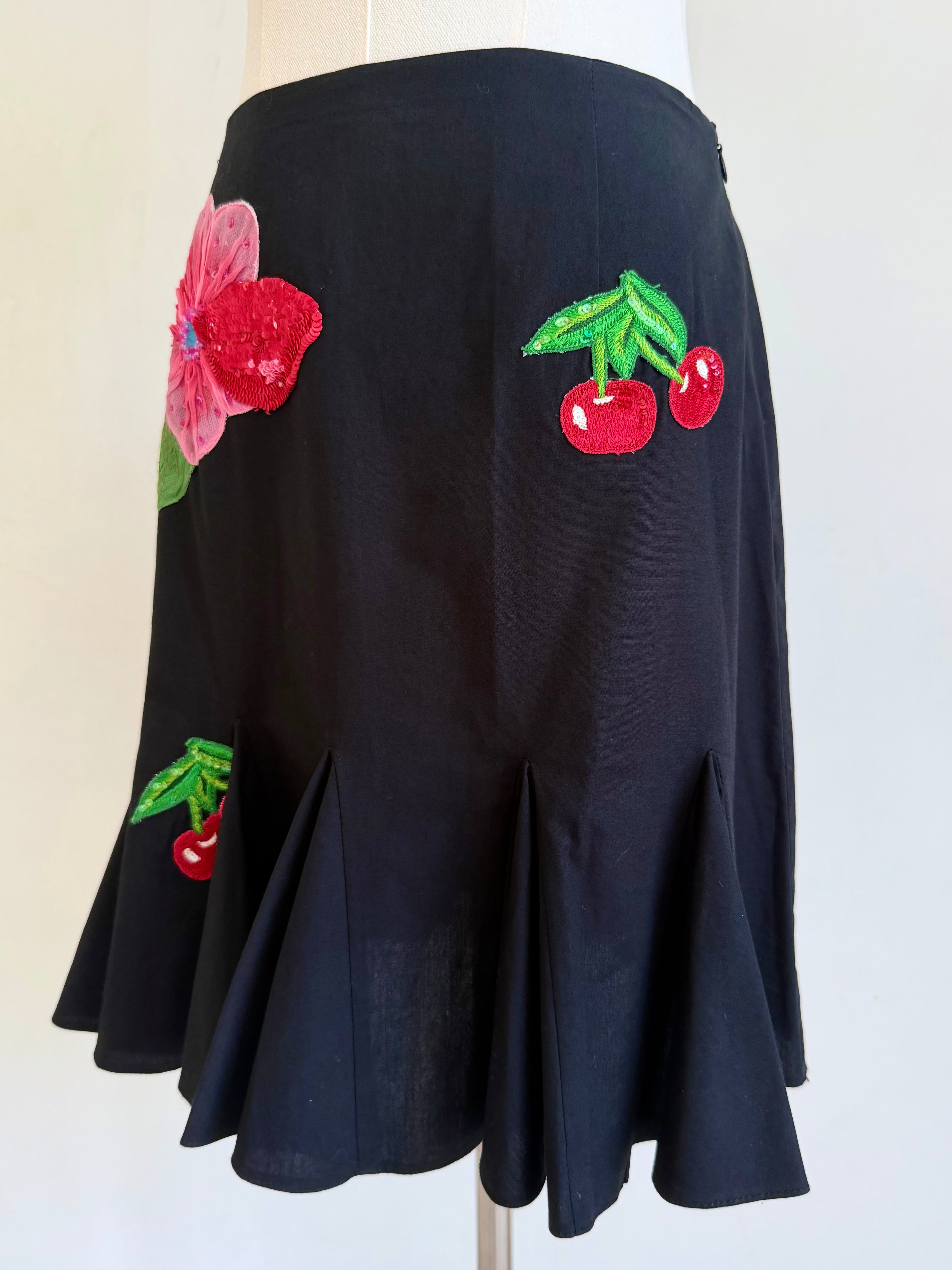 S/S 2004 Blugirl Black Cherry Matching Set