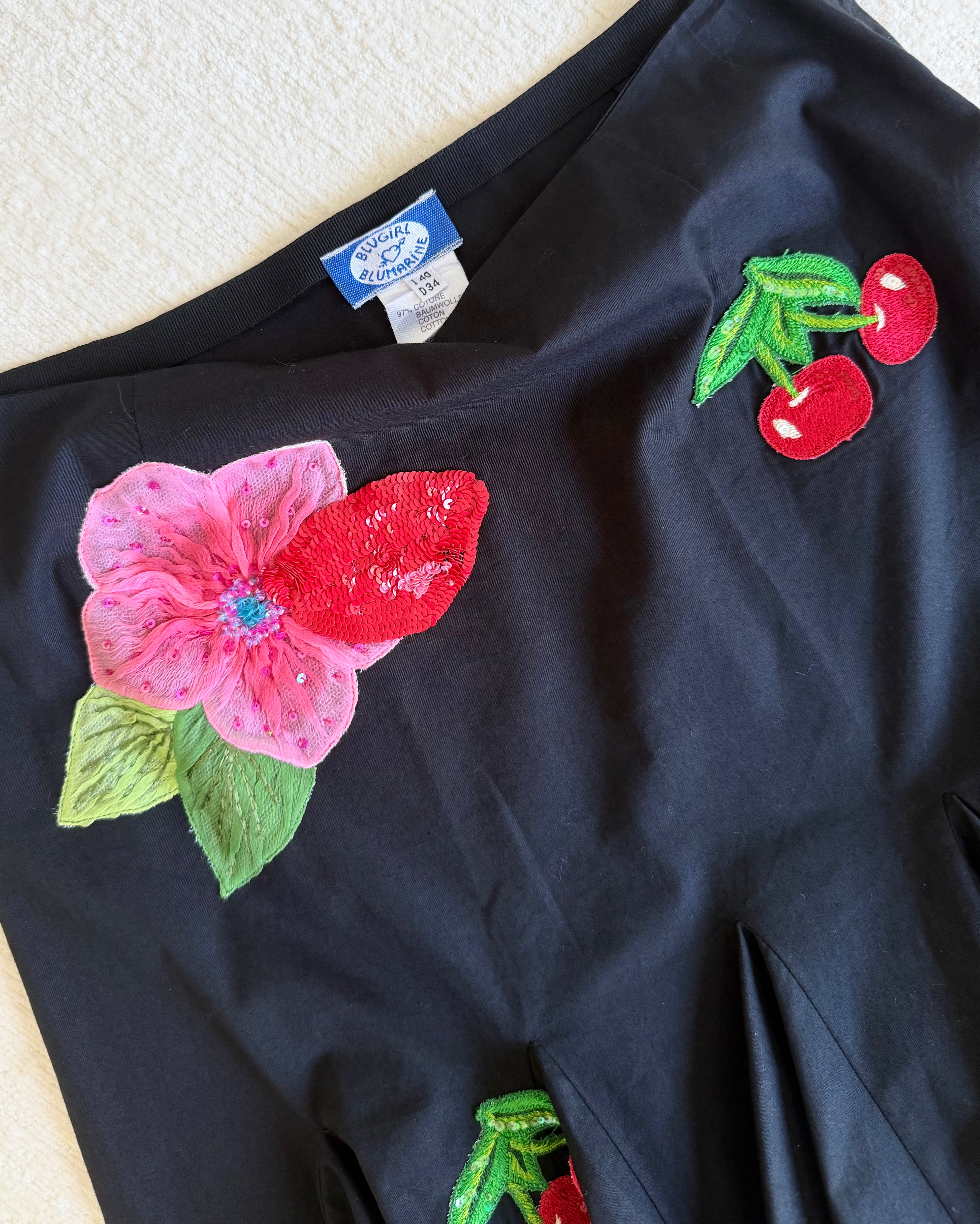 S/S 2004 Blugirl Black Cherry Matching Set